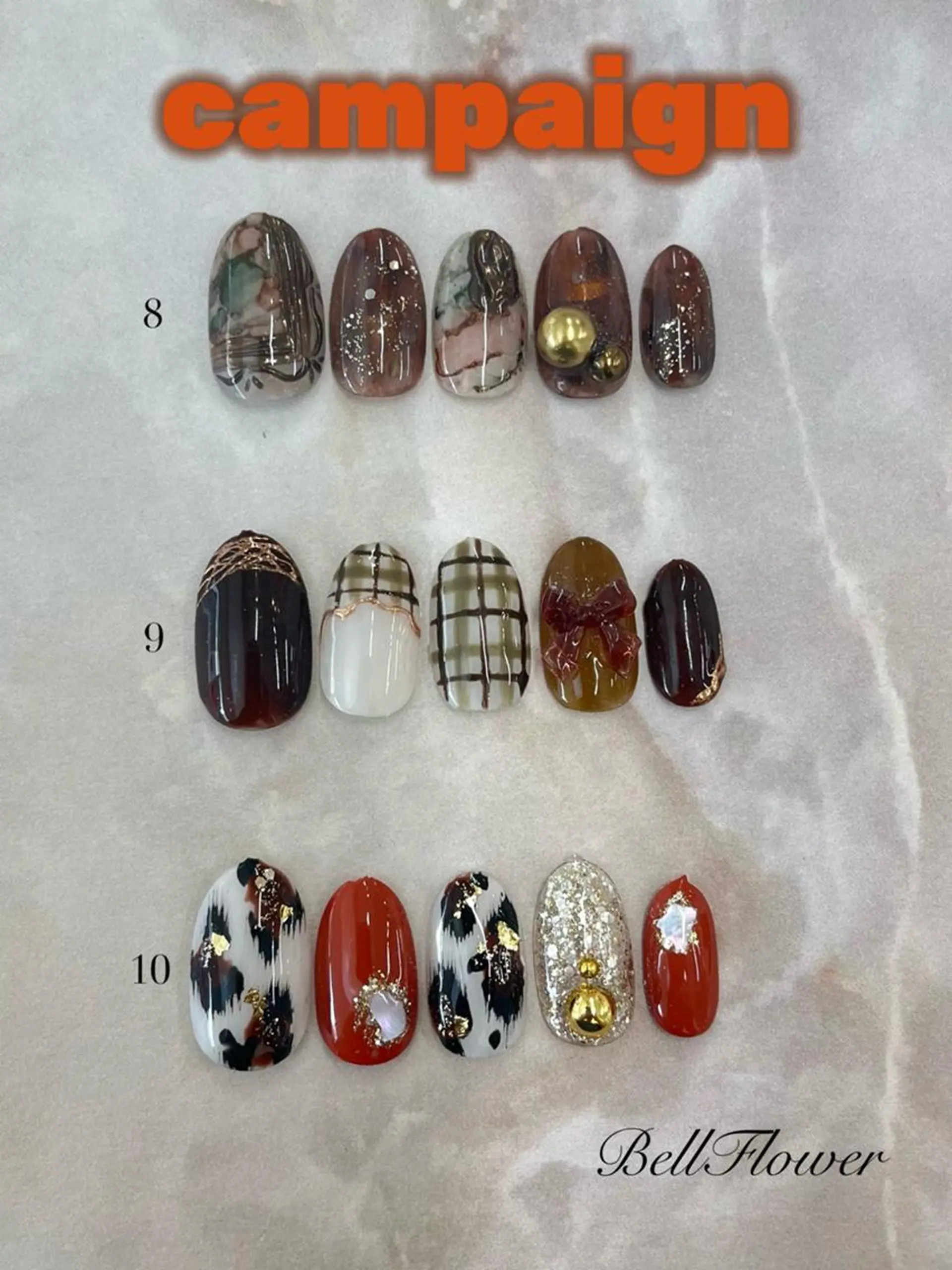 ネイル ハンドネイル BellFlower Kyokoのネイルデザイン