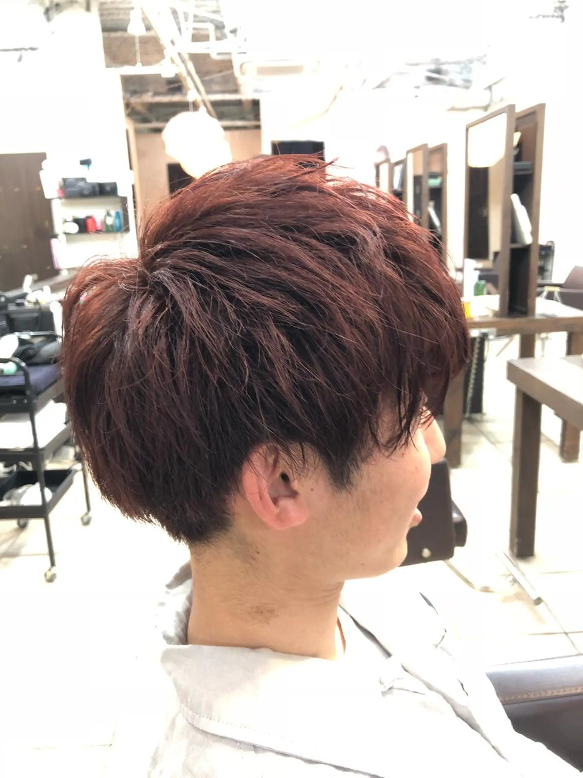 カラー メンズ ヘアカラー カ レラのヘアスタイル
