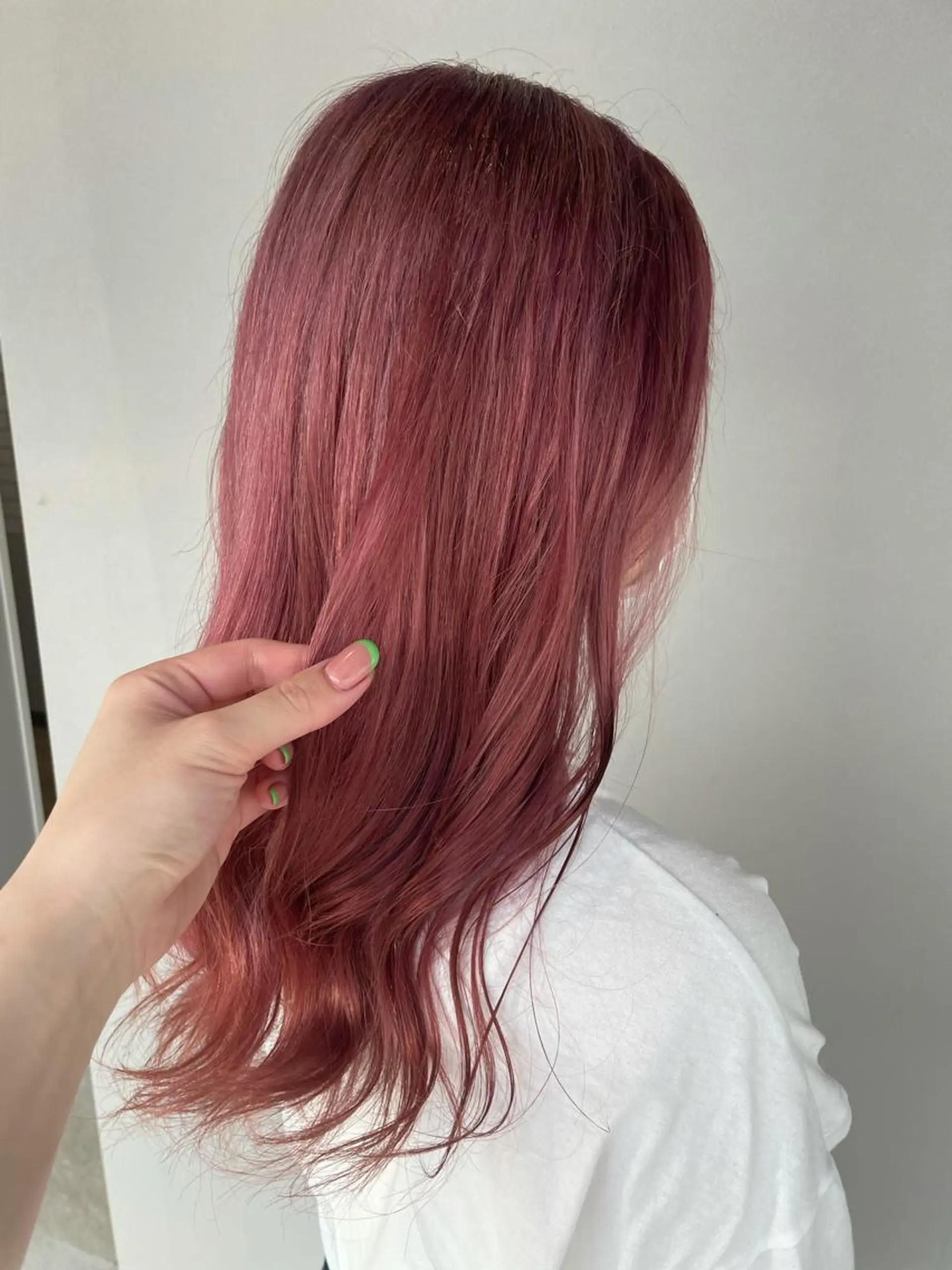 セミロング カラー リルフェアリー 磐田店のヘアスタイル