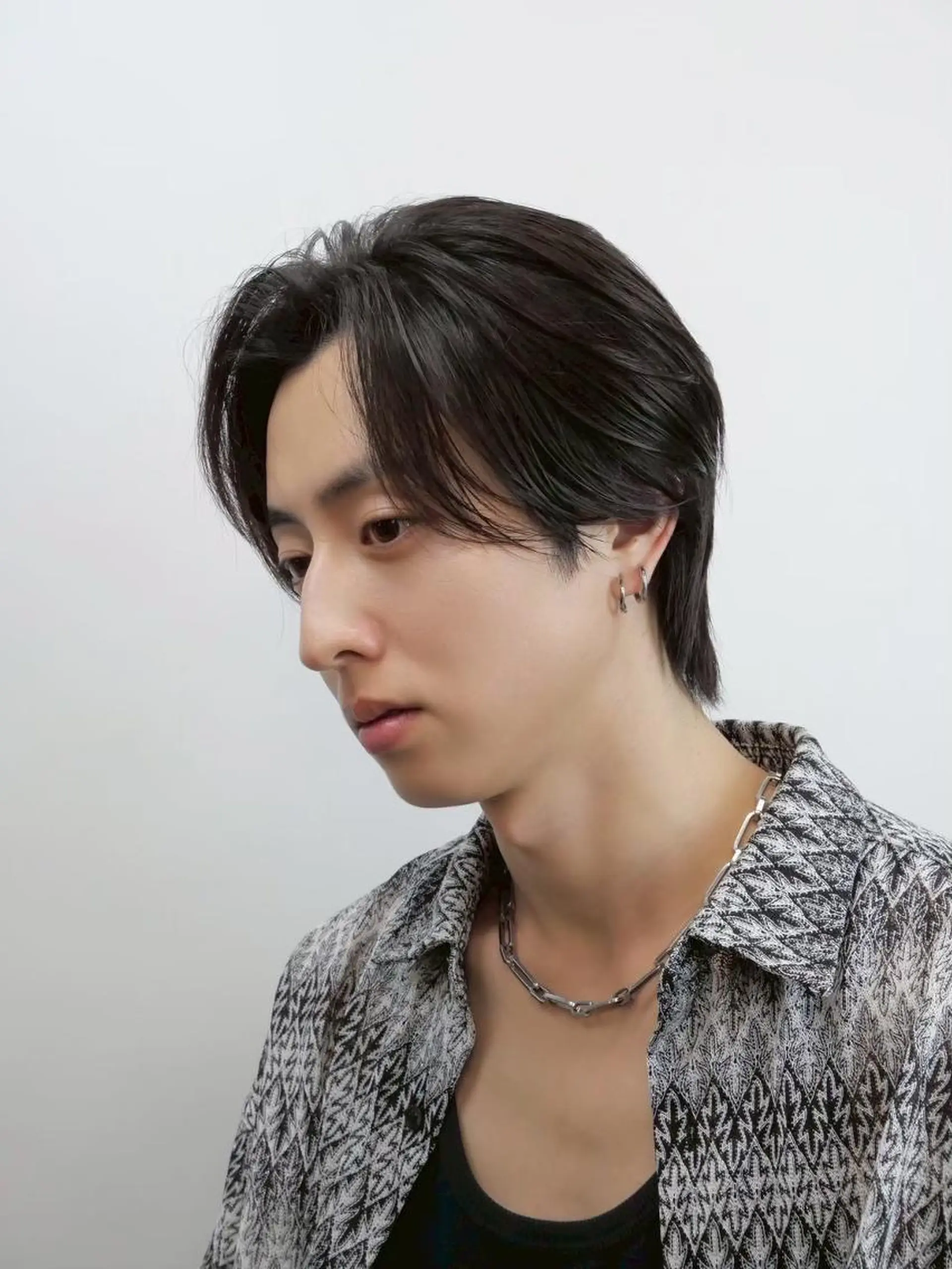 メンズ フェザー/毛流れ/ パーマ渋谷BLUCKのヘアスタイル