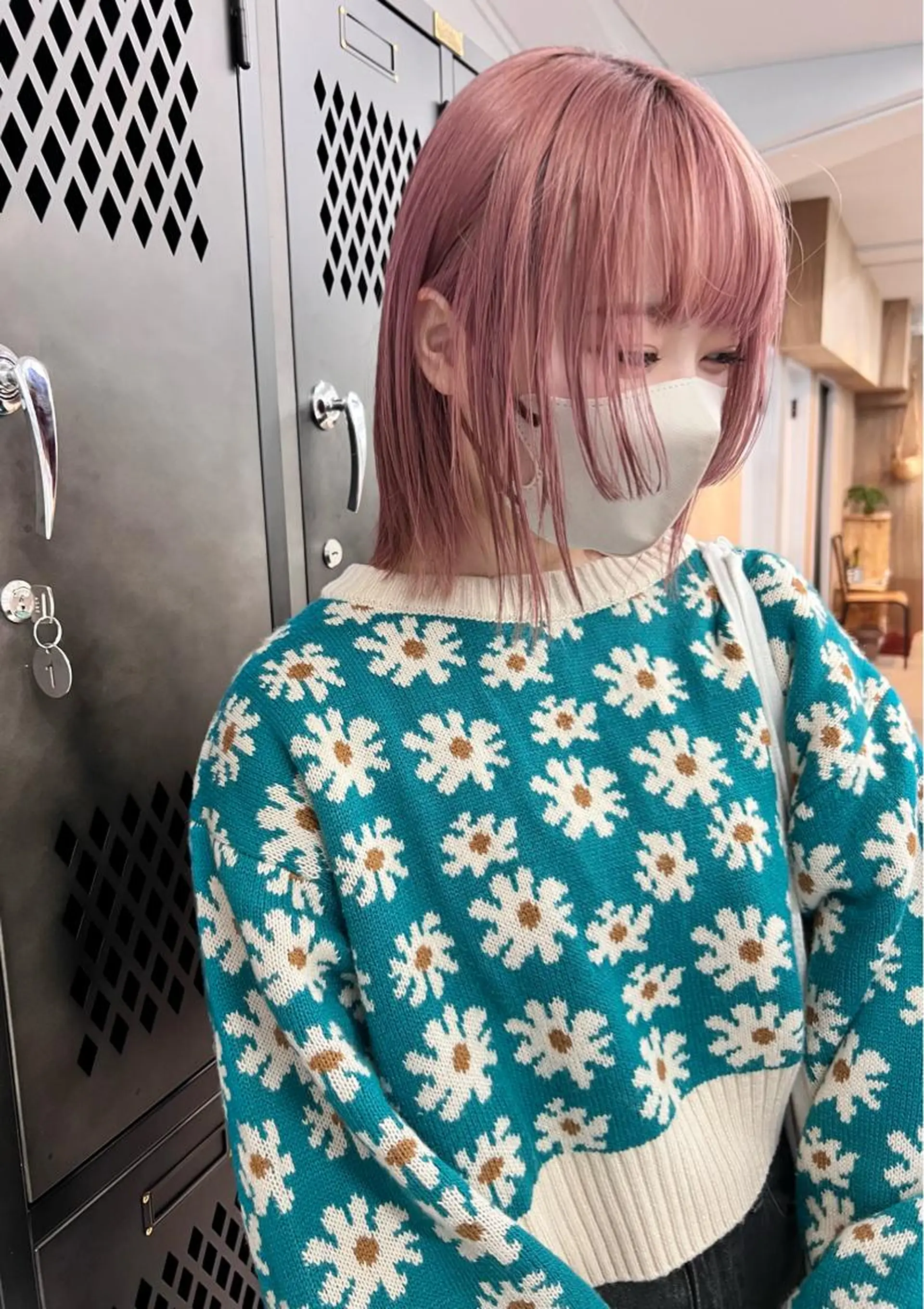 ミディアム カラー カット ヘアカラー 樫原裕二 /柔らかいカラーのヘアスタイル