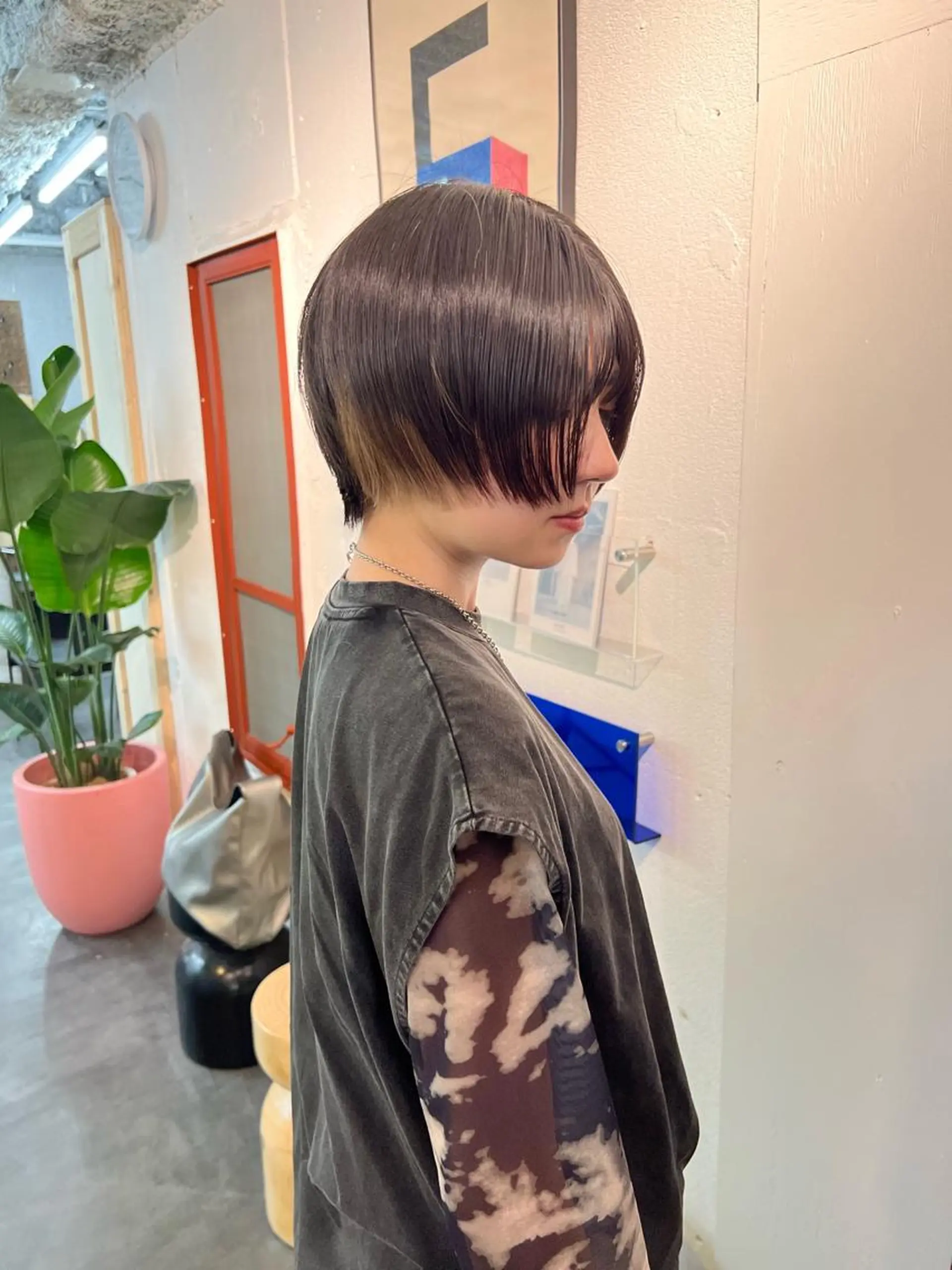 ショート ハイトーン/デザイン /ひさやのヘアスタイル