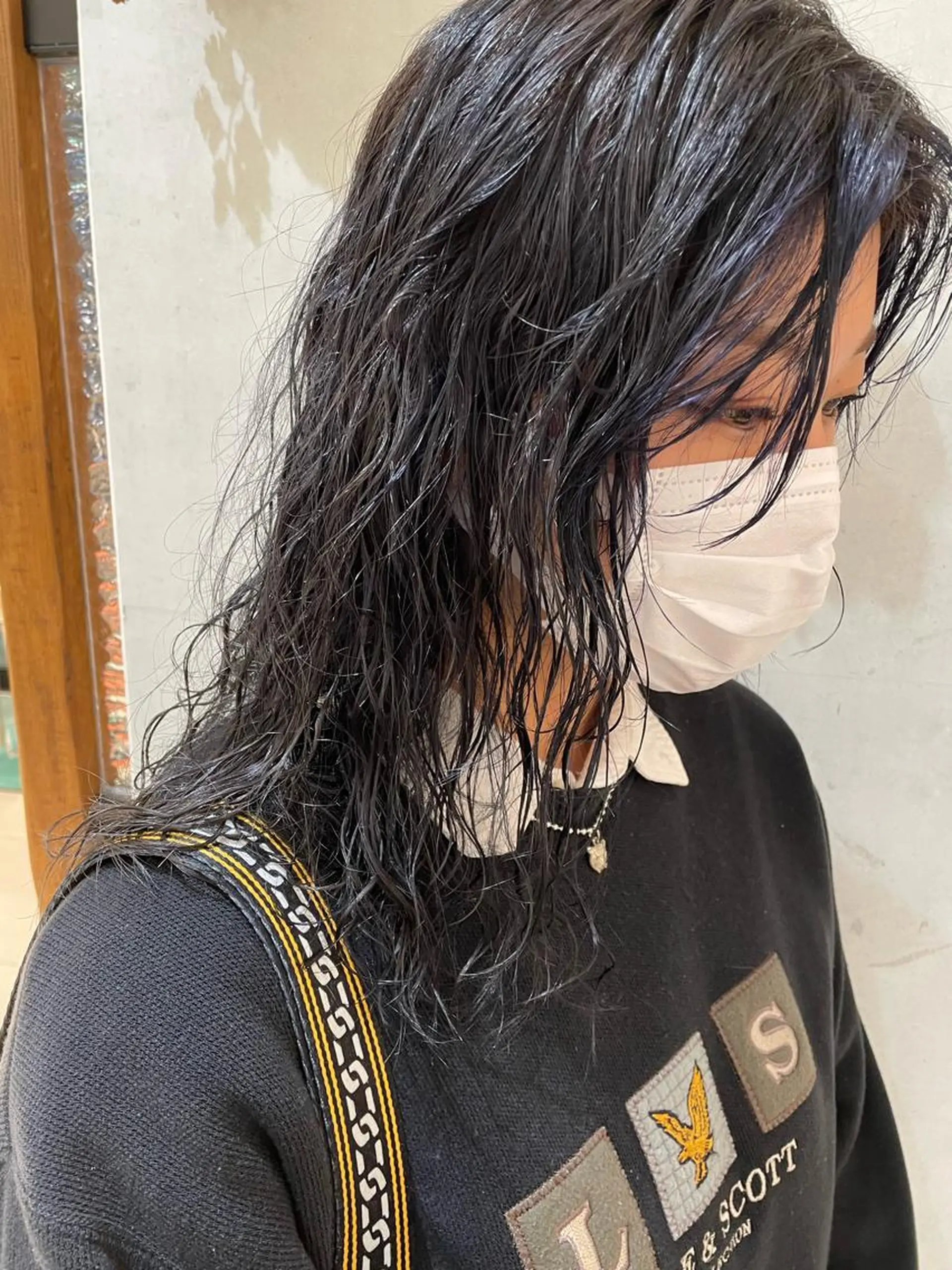 ロング カラー パーマ 🩵ANELA東口 齋藤琴音💚のマツエク・マツパデザイン