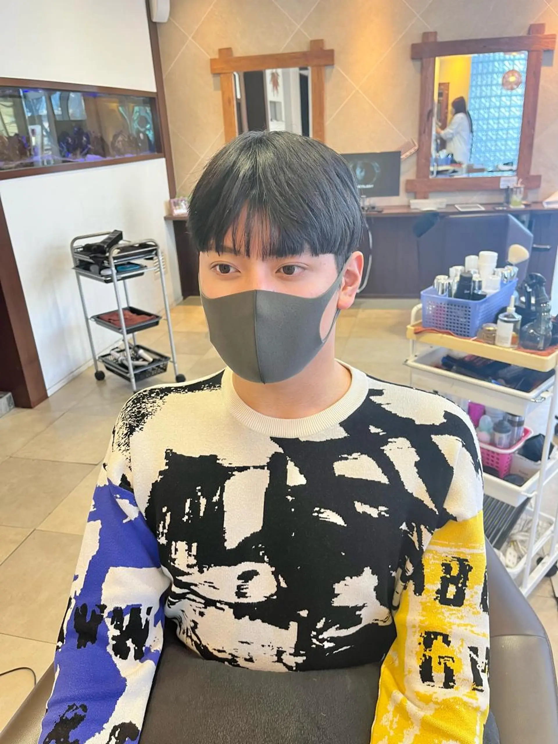 パーマ メンズ ダウンパーマ メンズパーマ カット パーマ トリートメント カットが上手い 💇‍♂🌸サク🌸のヘアスタイル