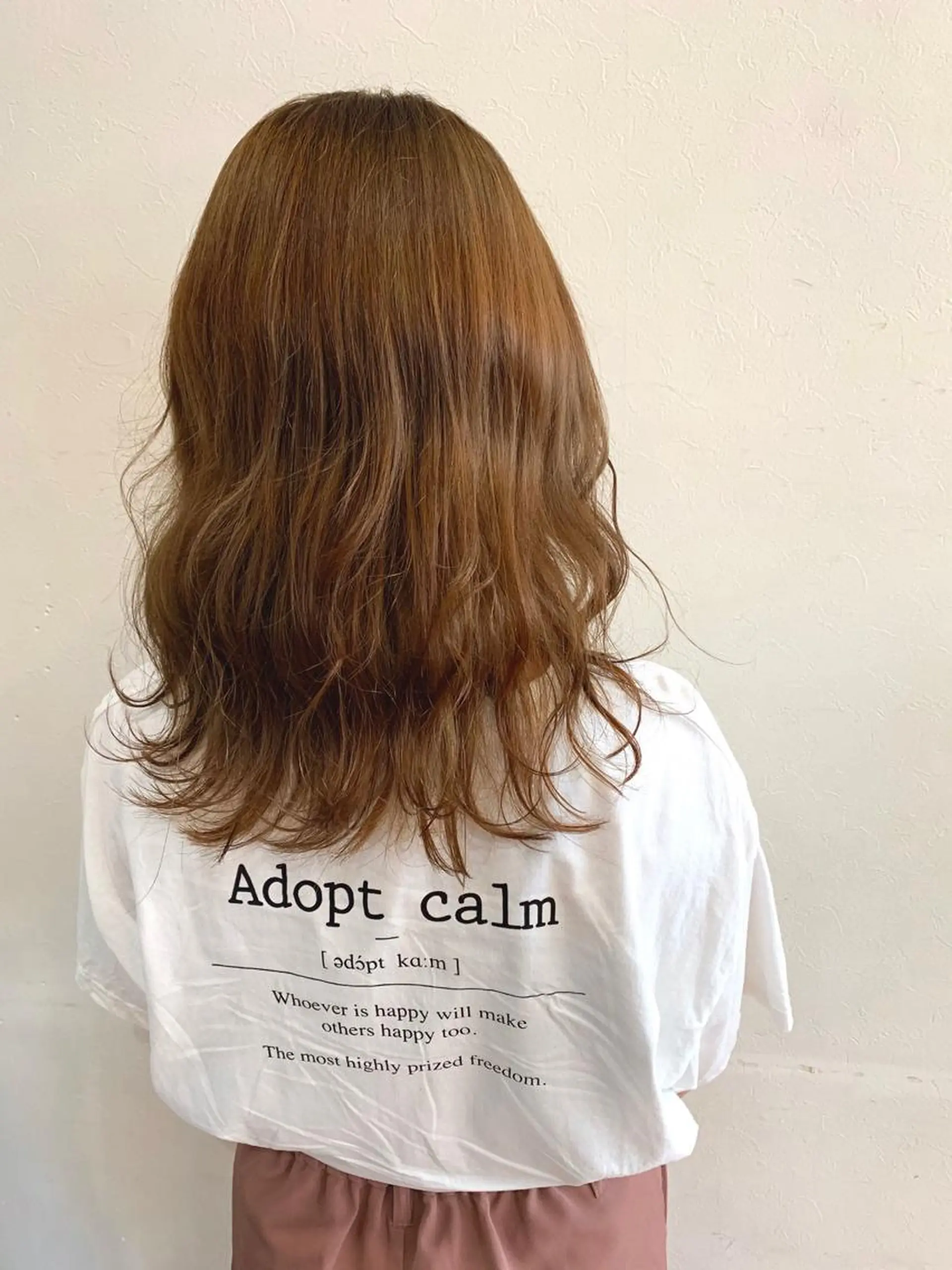 ロング カラー ベージュカラー 透明感カラー ダブルカラー Freez狭間 裕美のヘアスタイル