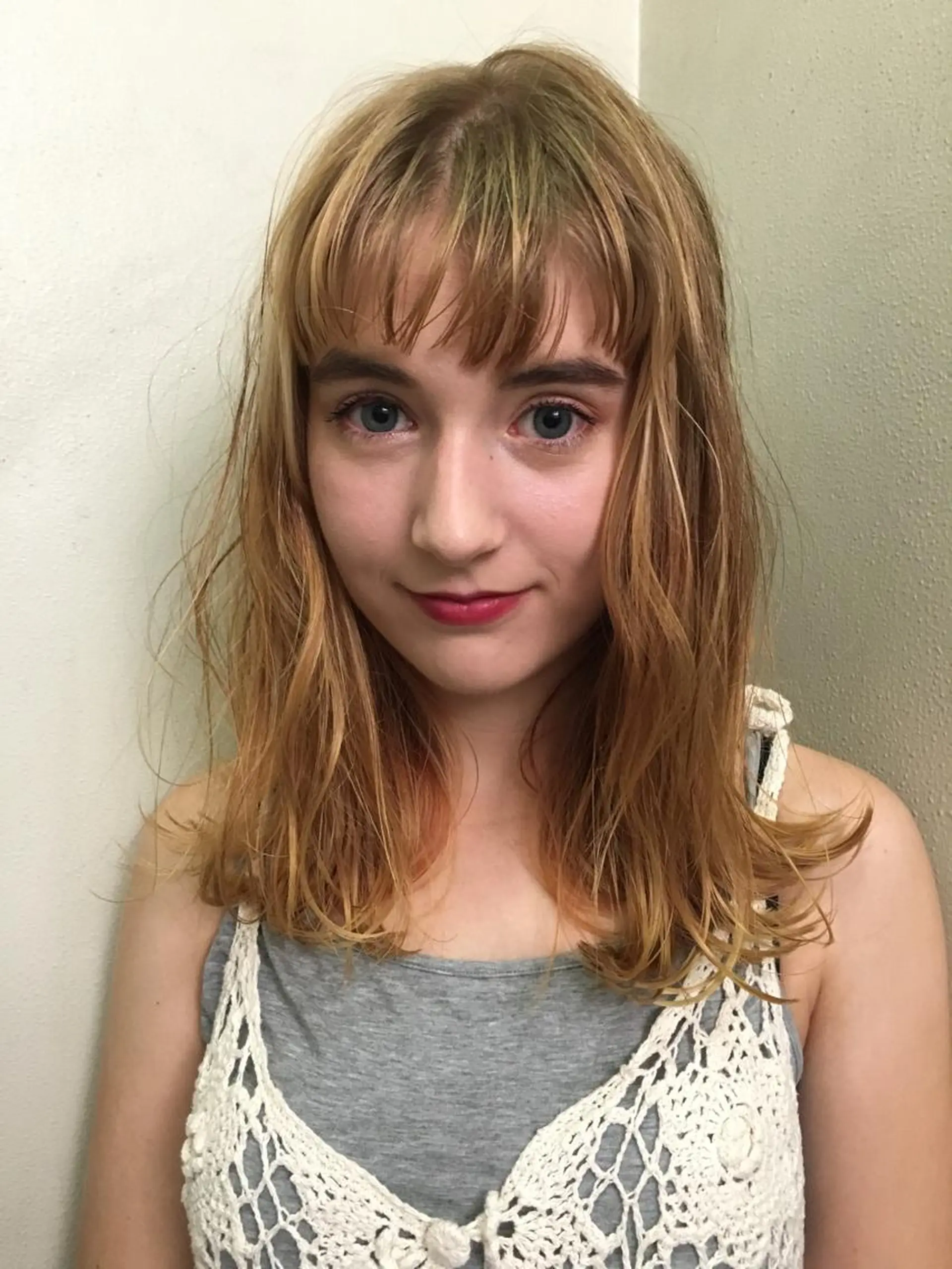 ミディアム カラー ベージュカラー ブリーチ イエローカラー BRUNTJET所属・MAEDA MADOKAのヘアスタイル