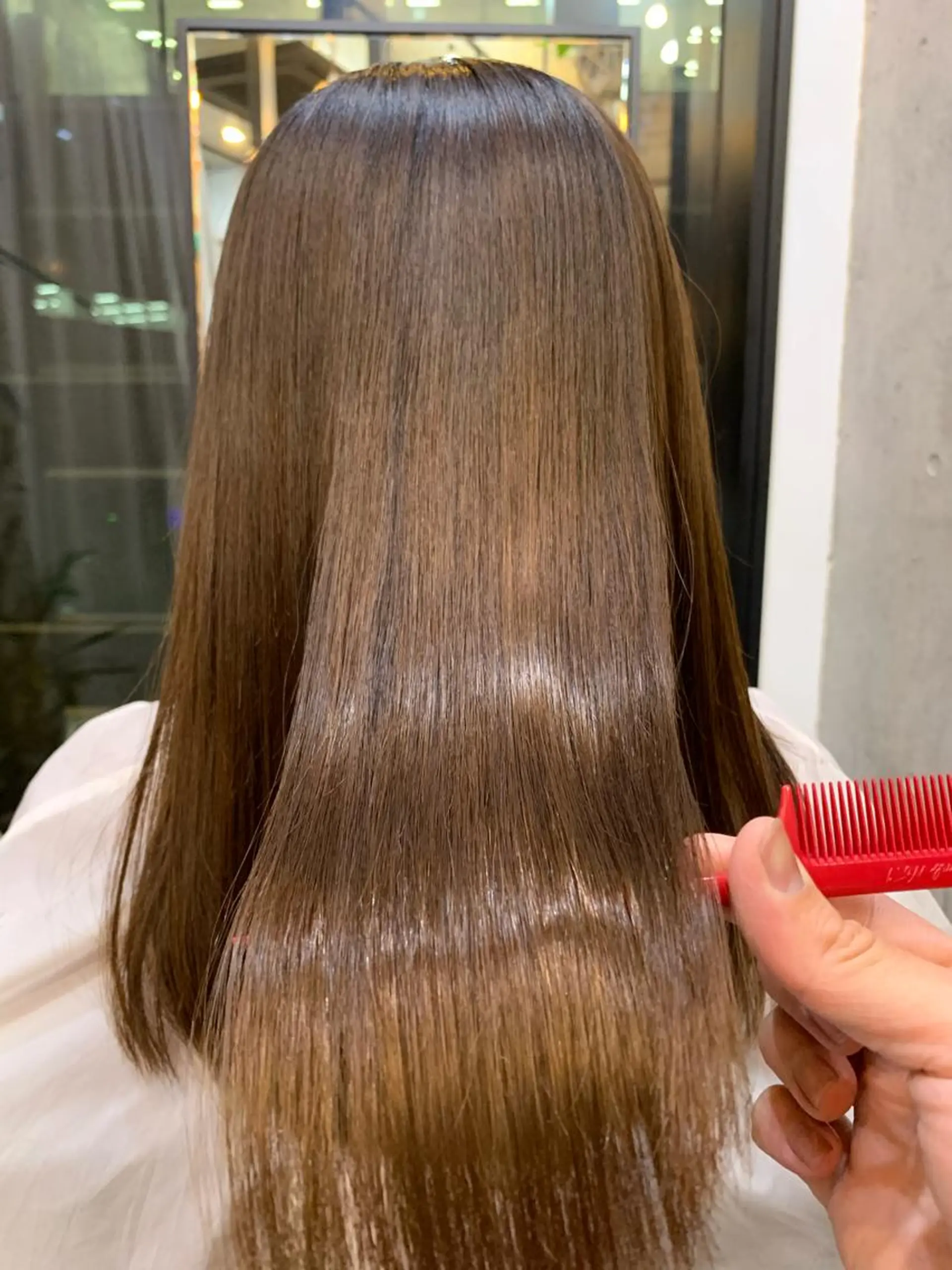 セミロング トリートメント プルエクステで憧れの ロングヘアに✨蛇石のヘアスタイル