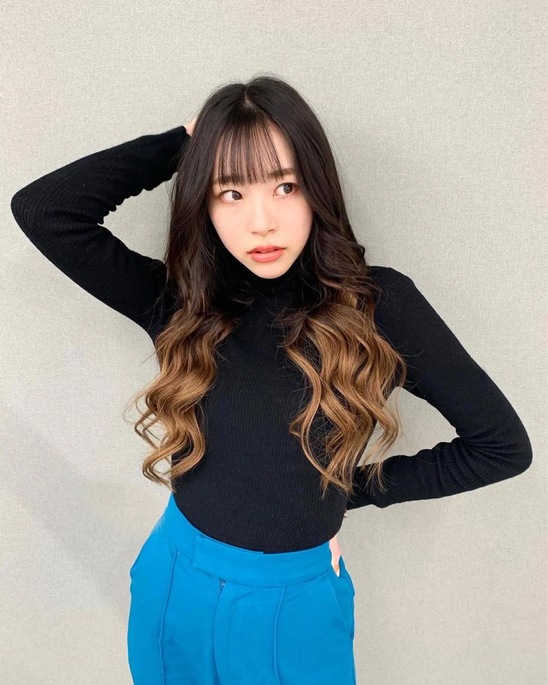 ロング カラー ヘアカラー エクステ とも🏆プルエクステ /髪質改善🏆渋谷のヘアスタイル