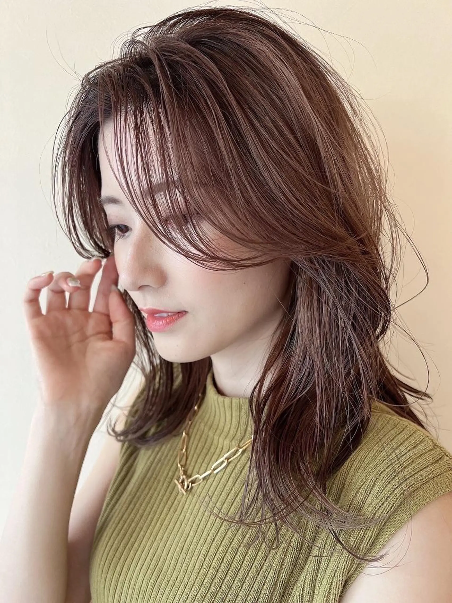 カラー ロング カット ヘアカラー 【公式】amble luxe 中野のヘアスタイル