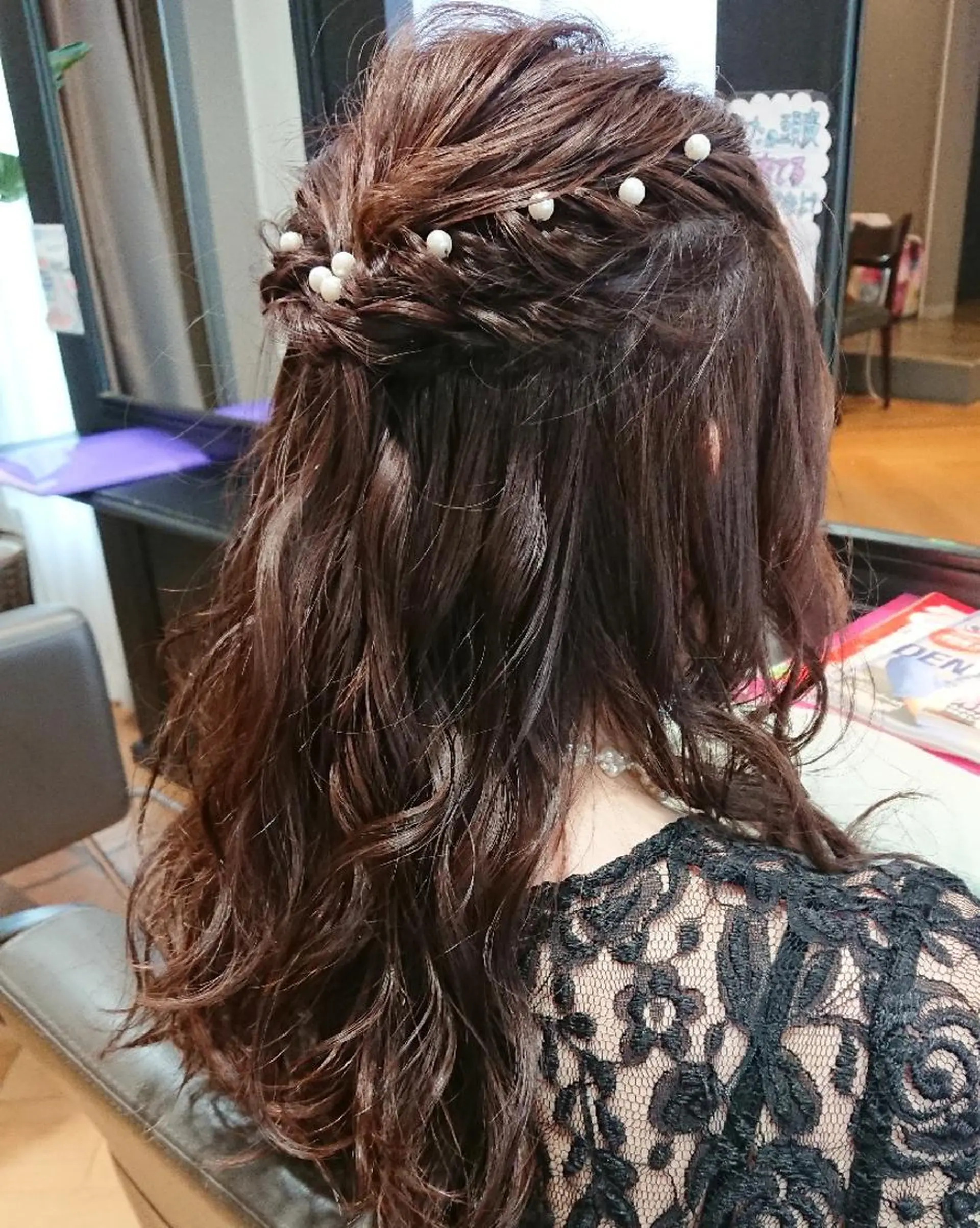 ヘアアレンジ ハーフアップ MAY. by  bonheur所属・三好 麻美のヘアスタイル