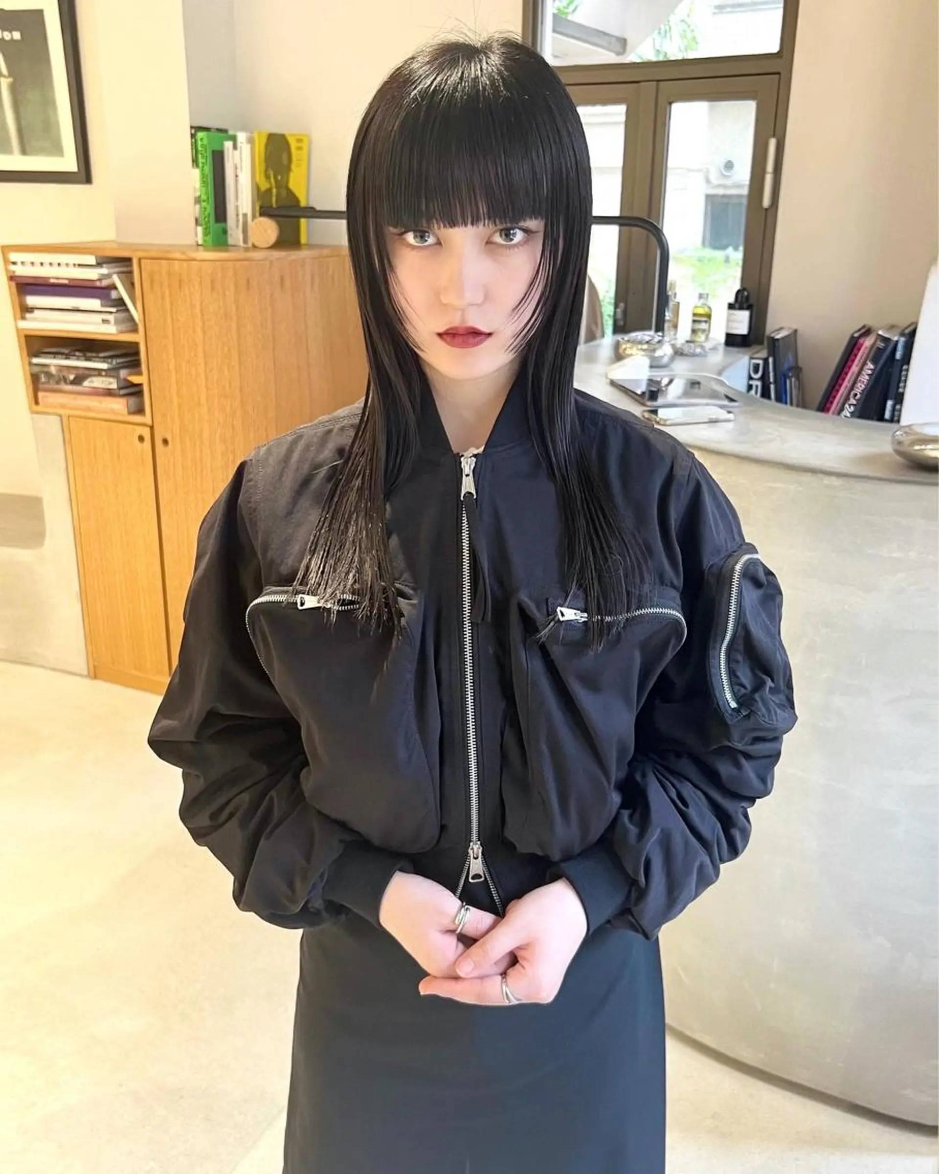 ロング 丹治 一輝ボブ/ショートのヘアスタイル