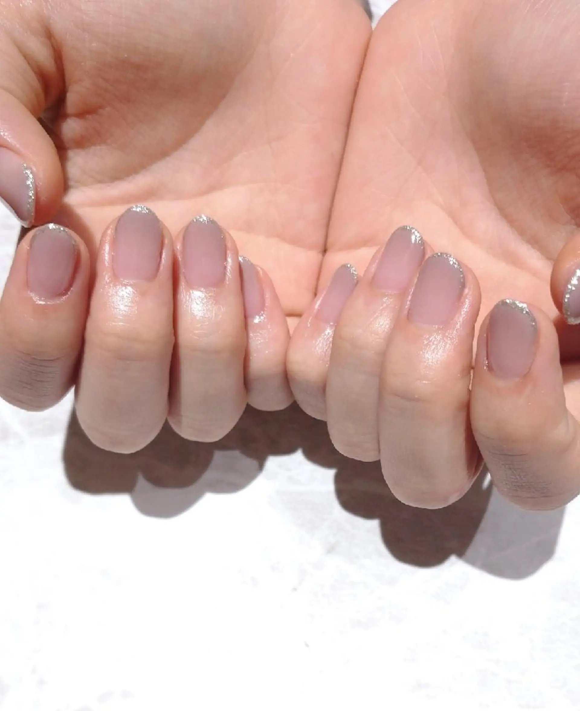 ネイル ラメ(グリッター) ハンドネイル 會田 瑠衣のネイルデザイン