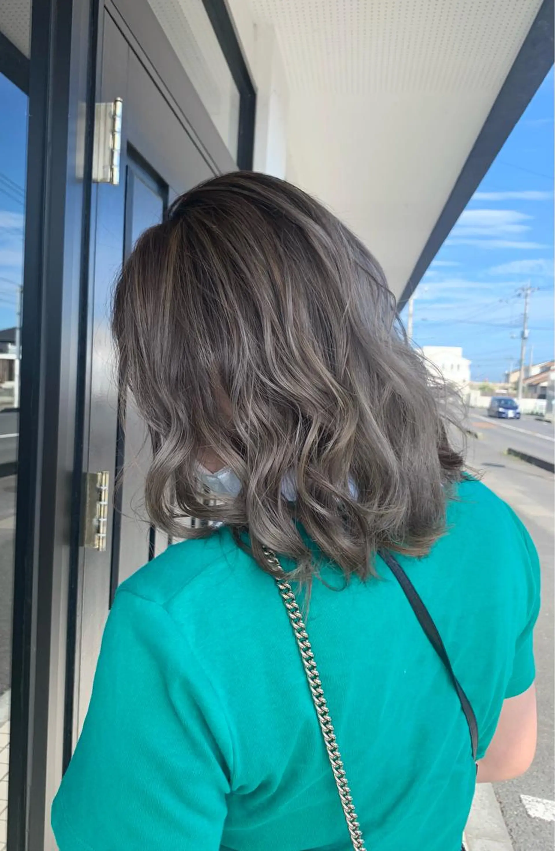 ミディアム カラー バレイヤージュ ブリーチ グラデーションカラー ハイライトカラー ハイライト ヘアカラー ハイトーン職人💗 松本輝美のヘアスタイル