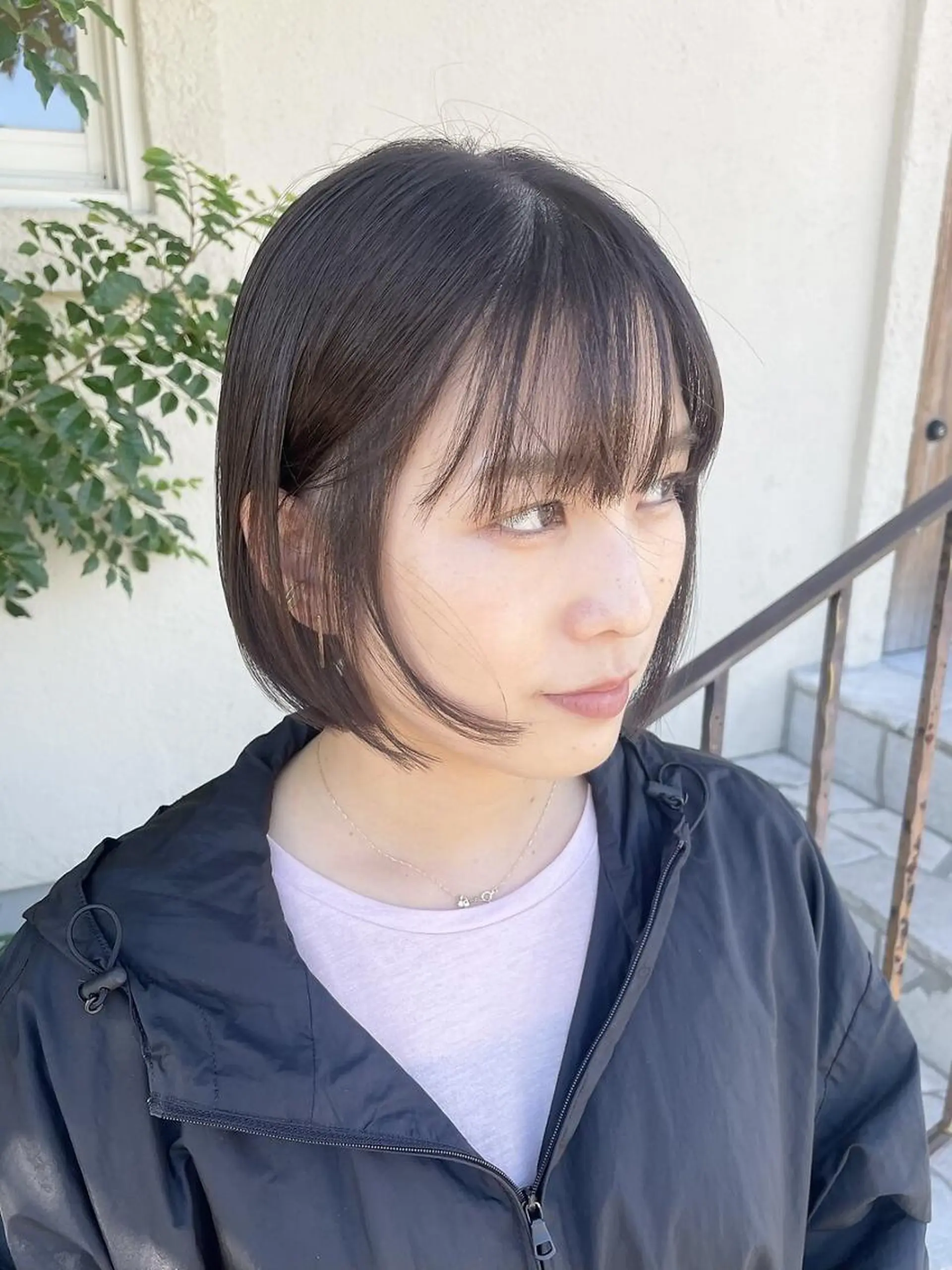 ショート ヘアカラー トリートメント 吉井 凜音のヘアスタイル