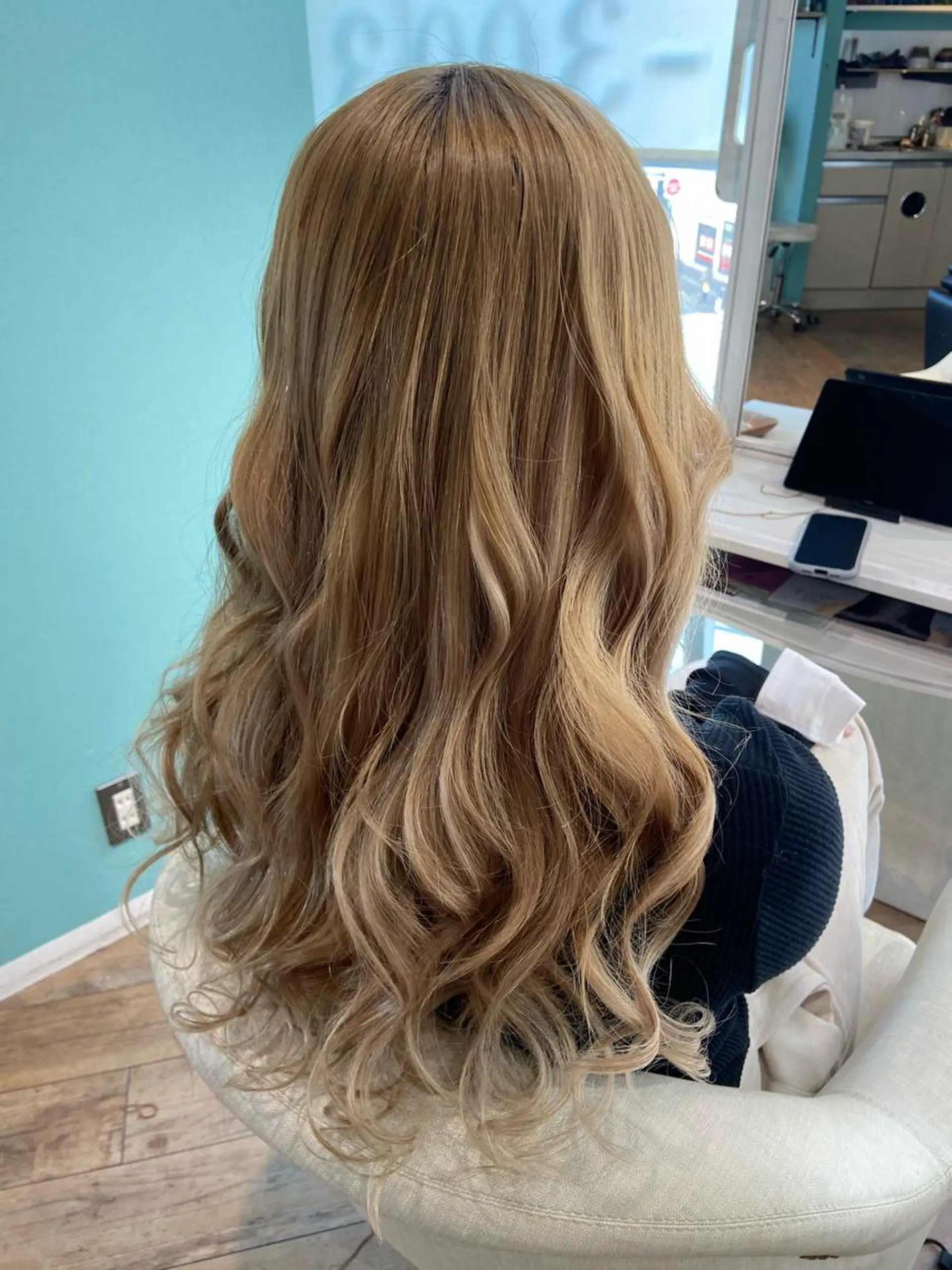 ロング カラー プルエクステ エクステ ヘアカラー エクステ 🧸プルエクステ❤︎ ネイルKAO🧸のヘアスタイル