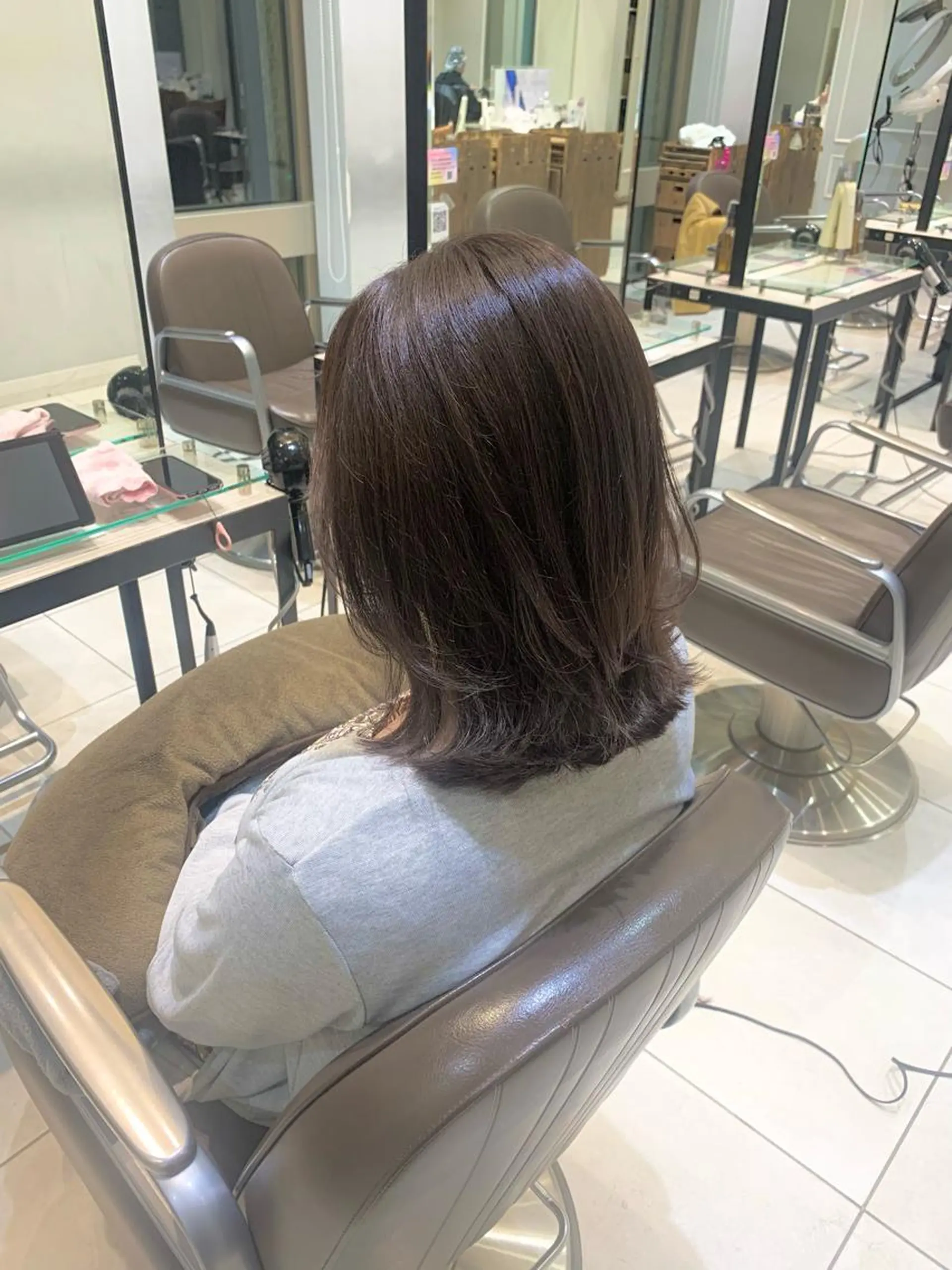 ミディアム カット トリートメント SALOWIN 銀座一丁目店所属・髪質改善/縮毛矯正 🎀小林 唯 🎀のヘアスタイル