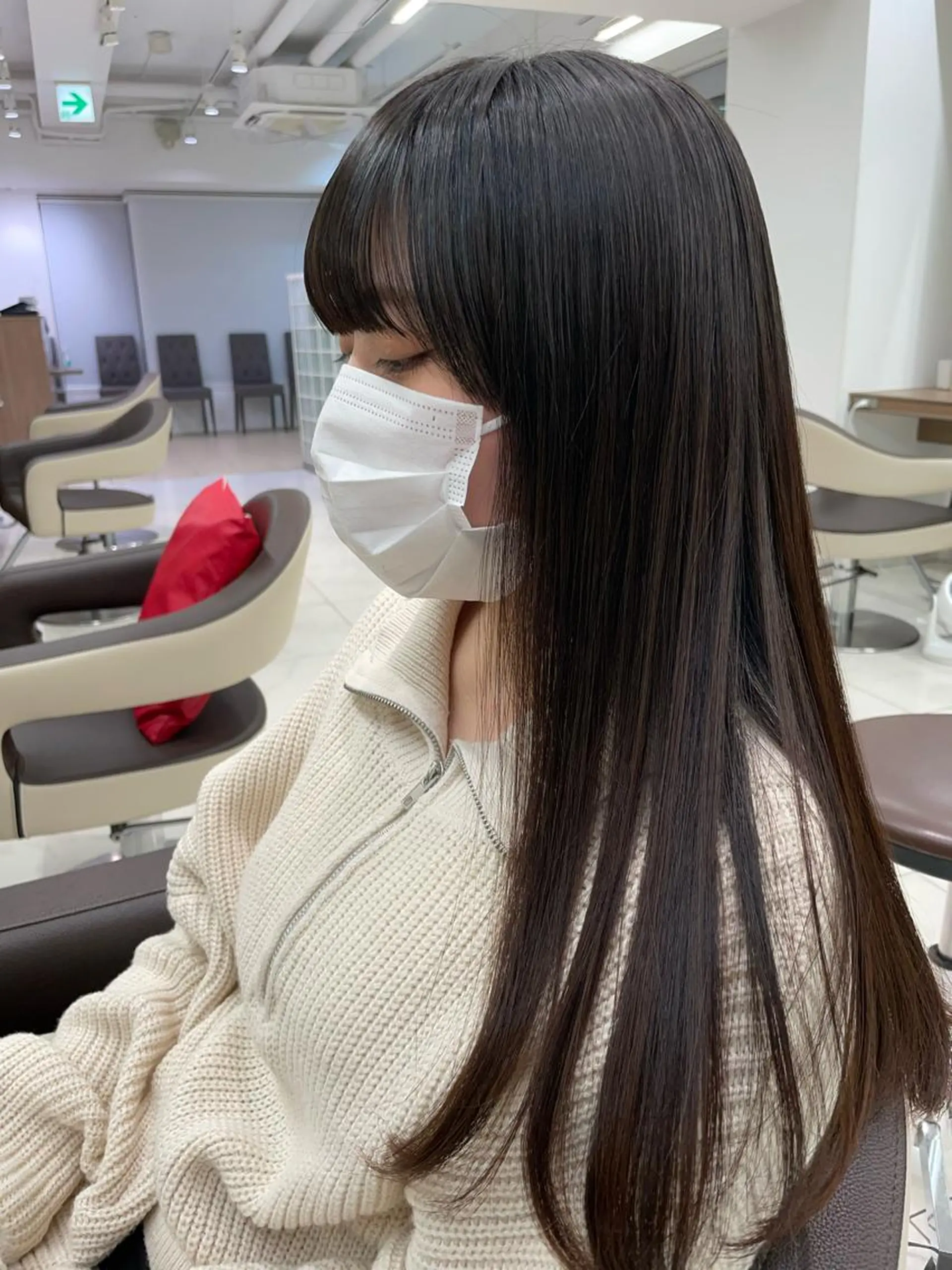 ロング カラー パーマ 福島成美/髪質改善 縮毛矯正/カラーのヘアスタイル