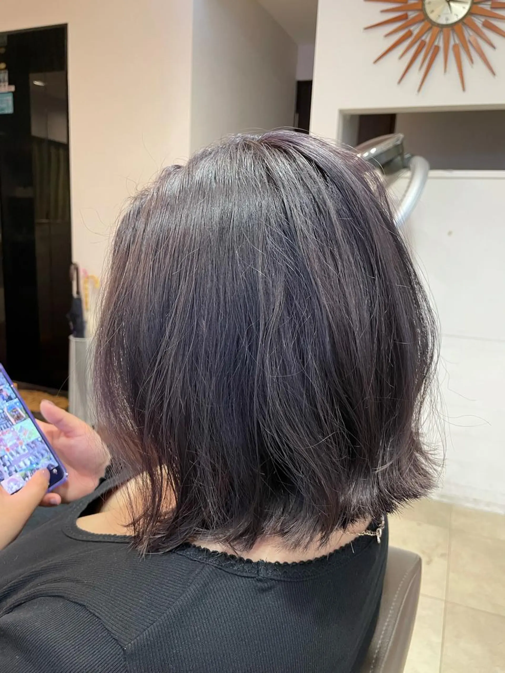 ミディアム カラー ブリーチ グレージュ ラベンダーカラー ラベンダーグレージュ ラベンダーグレー ALBA hair resort所属・塚原 隆志のその他イメージ