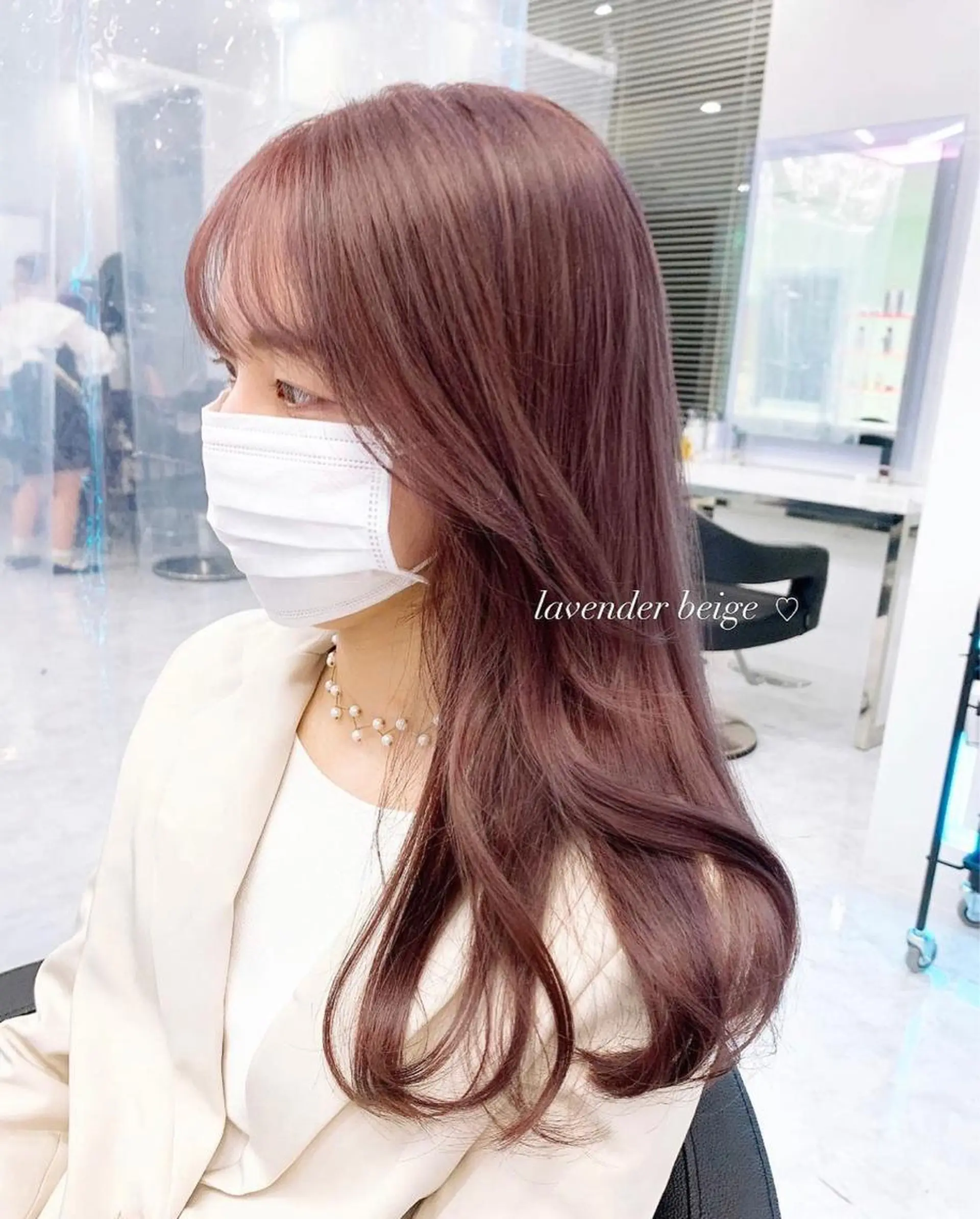 カラー RIKO👼🏻💓 韓国ガーリーのヘアスタイル