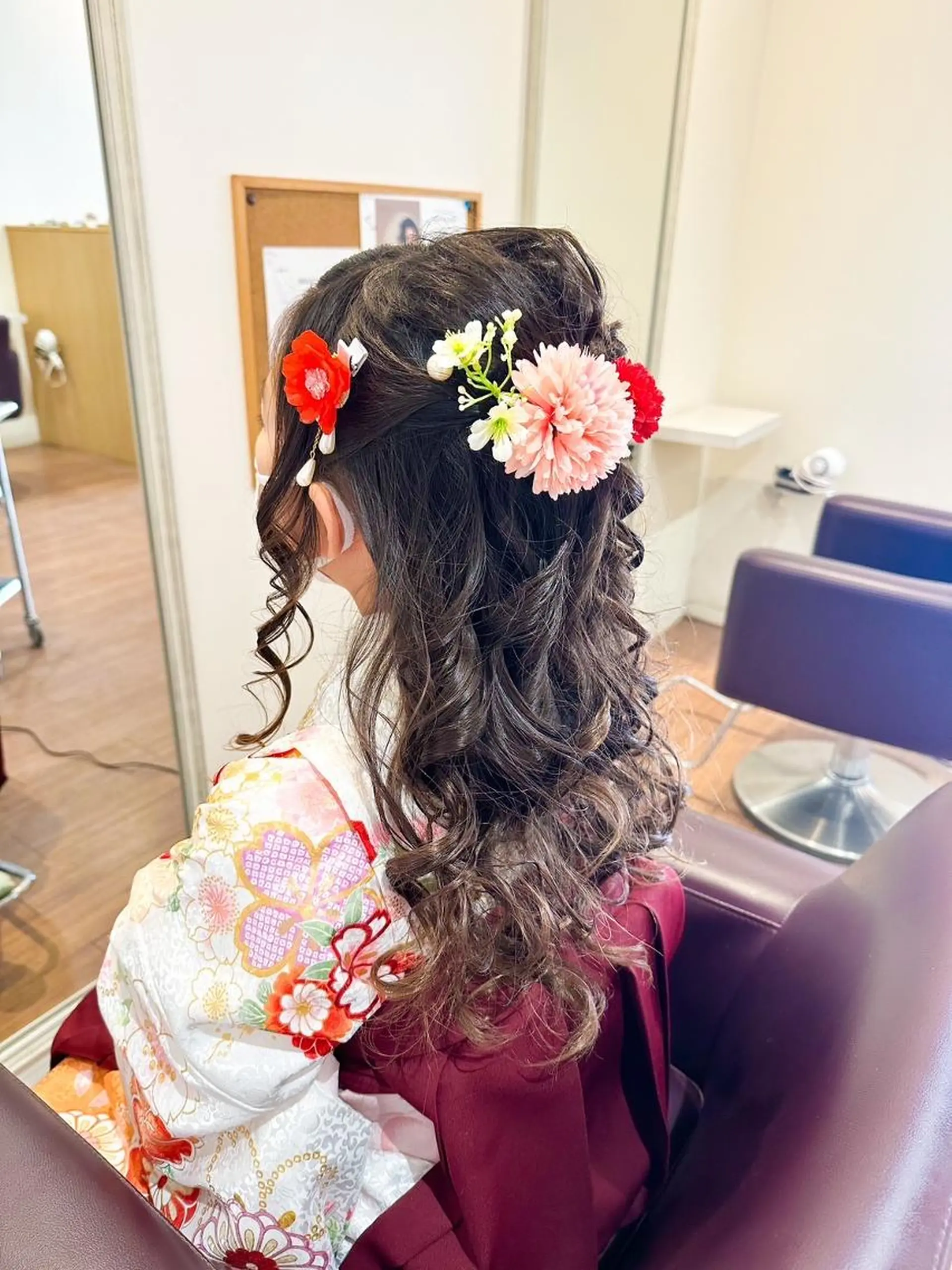 ヘアアレンジ 卒業式のヘアスタイル 織田 悦子のマツエク・マツパデザイン