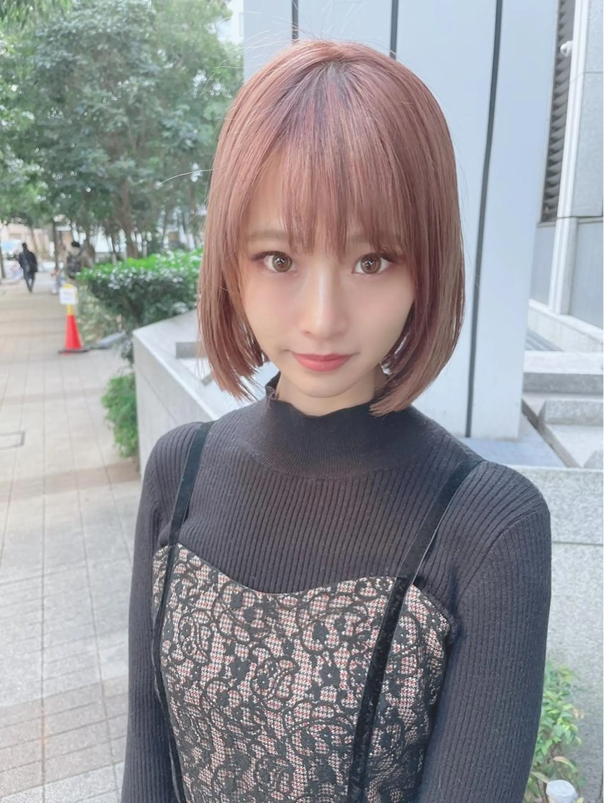 ミディアム カラー パーマ ヘアアレンジ 【公式】amble luxe池袋東口🩷のヘアスタイル