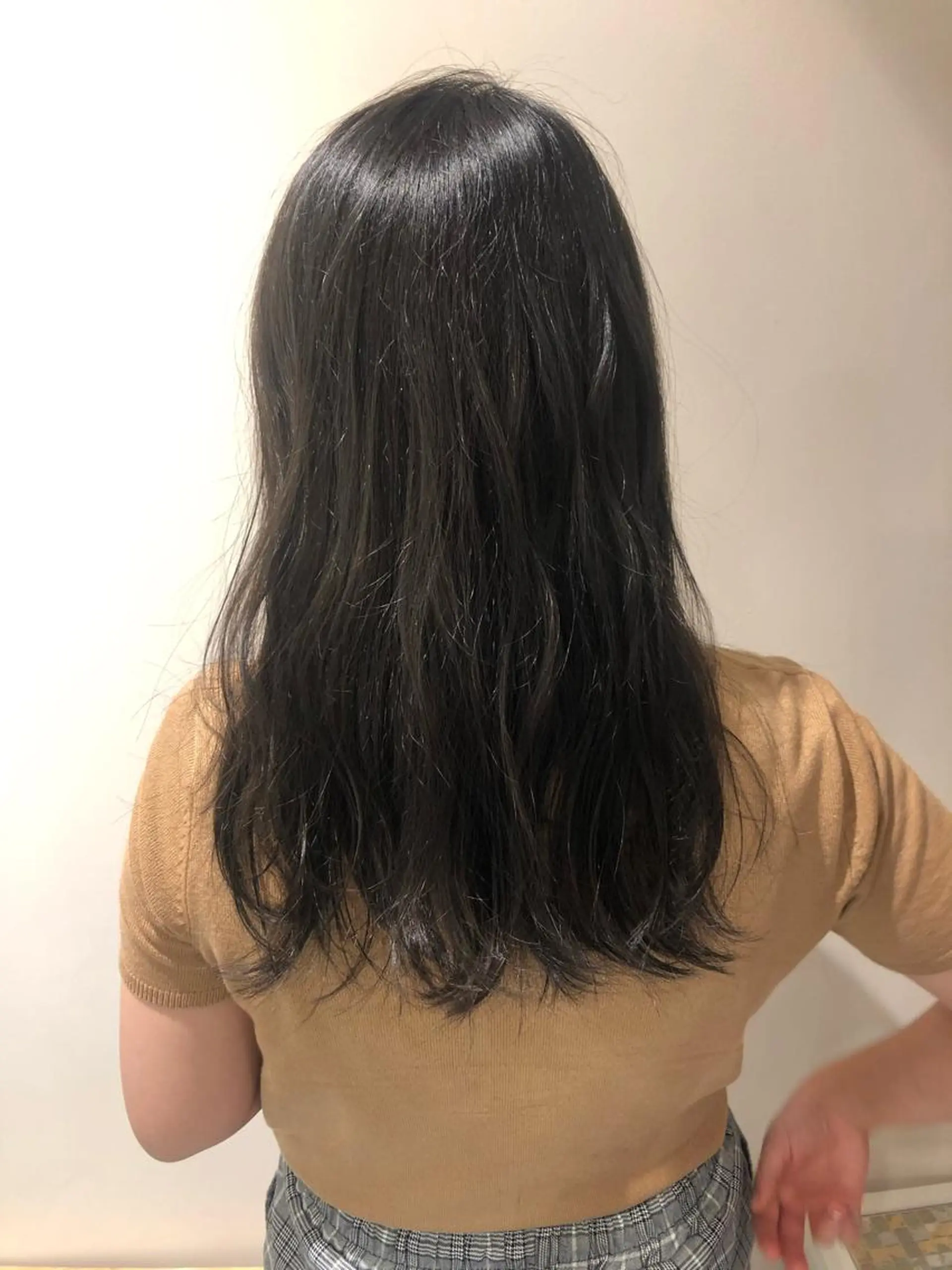 ミディアム レイヤー/韓国/ボブ 縮毛矯正/畠中ケントのヘアスタイル