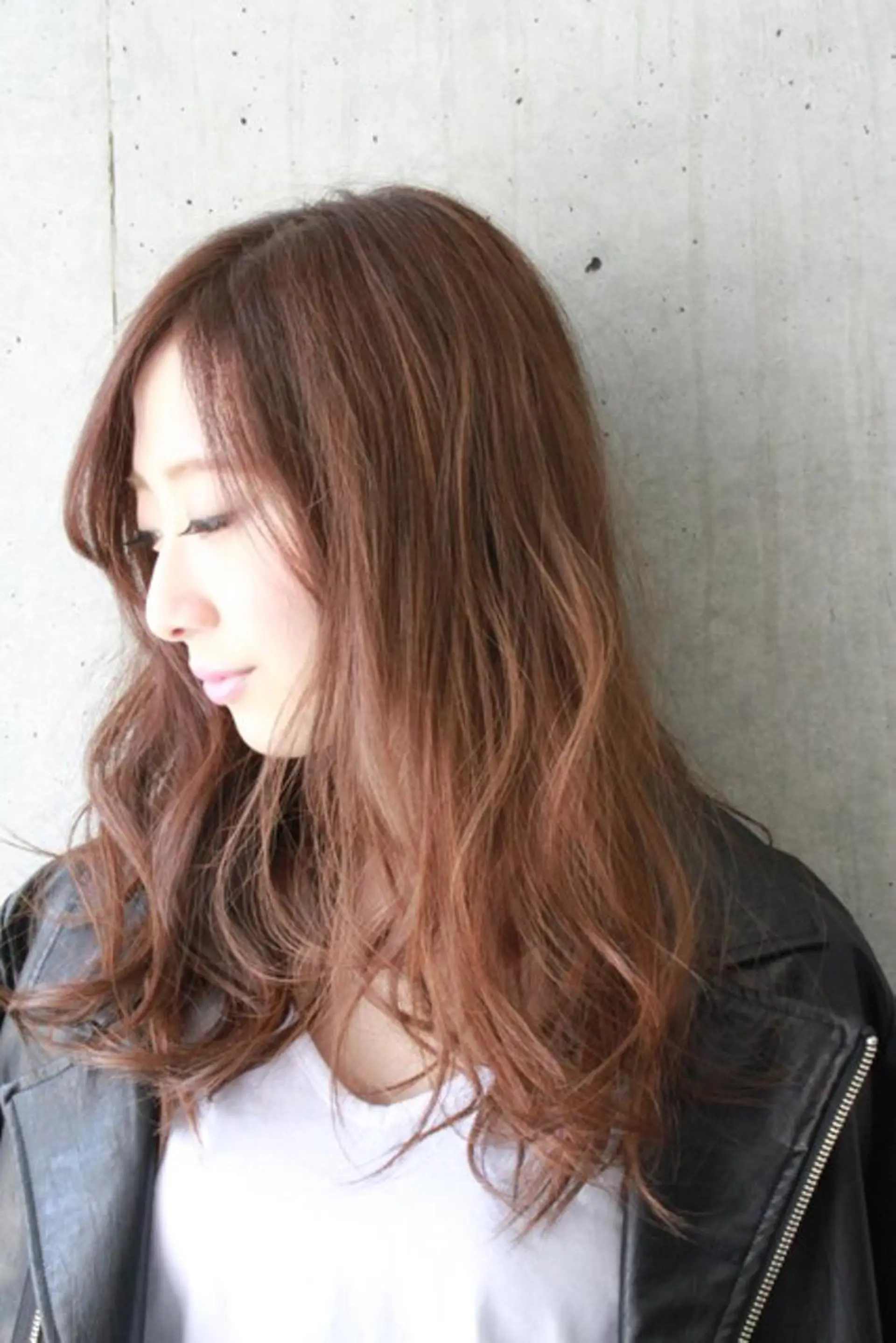 ロング カラー パーマ ハイライト/髪質改善 ans/黒木 和大のヘアスタイル