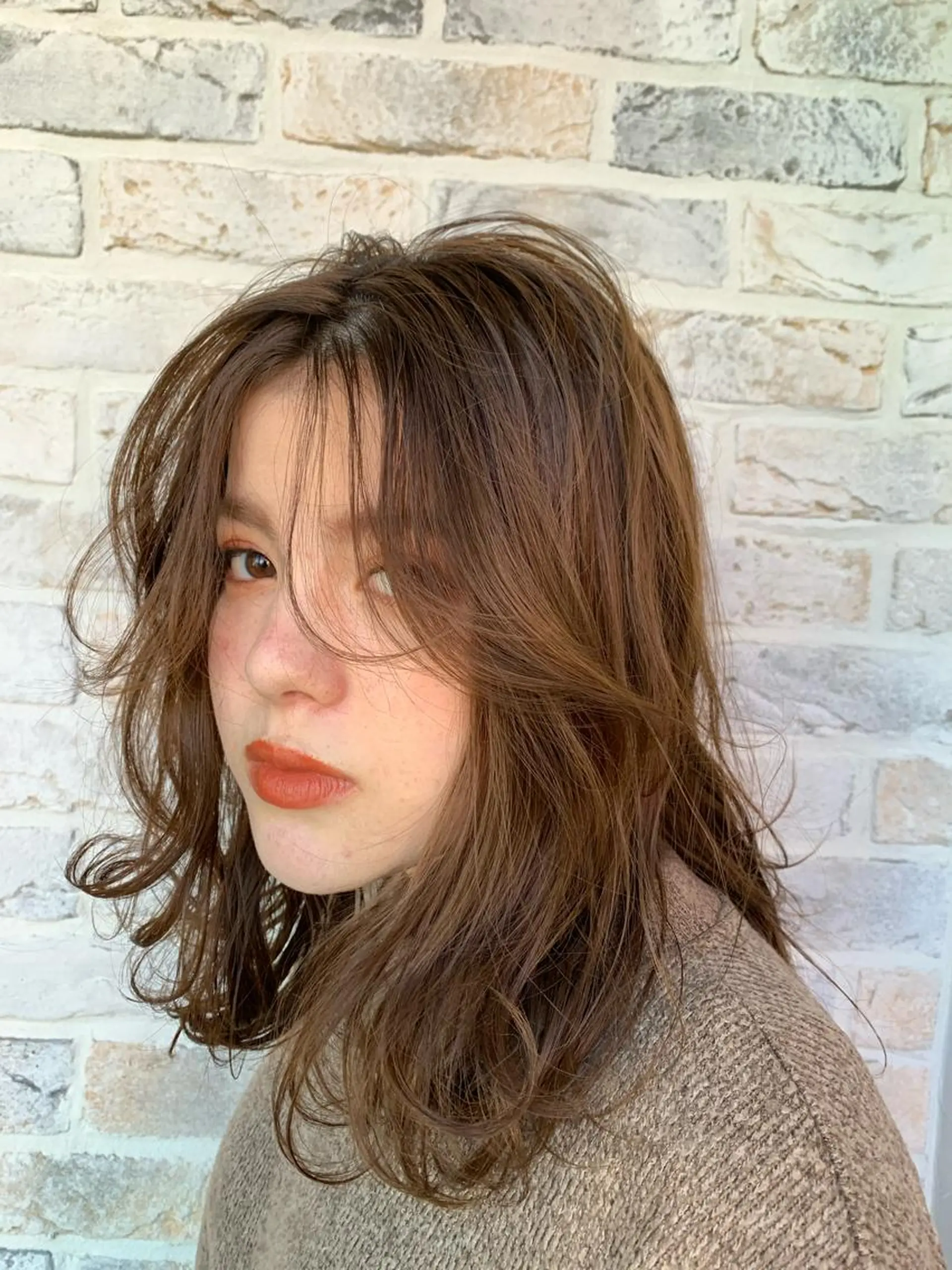 ミディアム カラー 鈴木 一貴のヘアスタイル