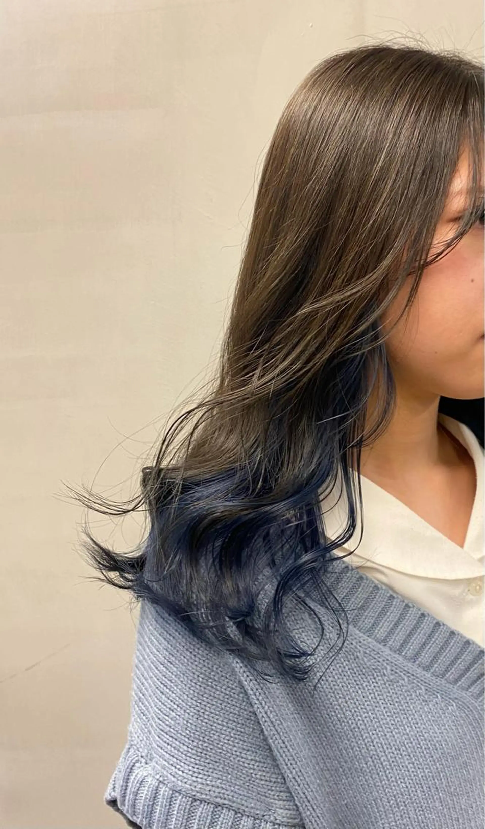 ロング カラー ヘアカラー トリートメント ハル🌸柔色/ ブリーチなし/艶髪のヘアスタイル