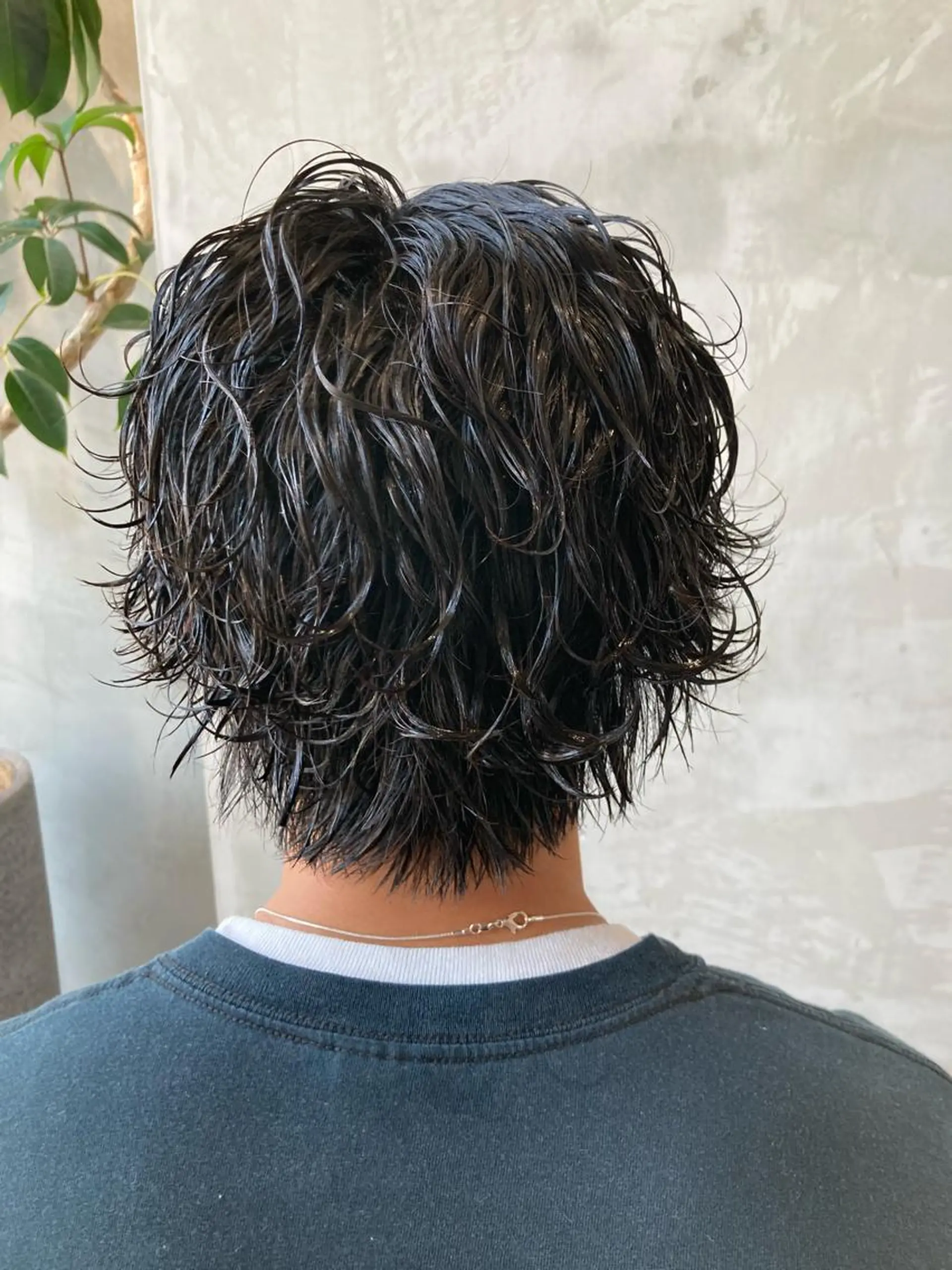 ショート パーマ メンズ メンズパーマ 波巻きスパイラルパー マ/シャドウパーマ駿のヘアスタイル