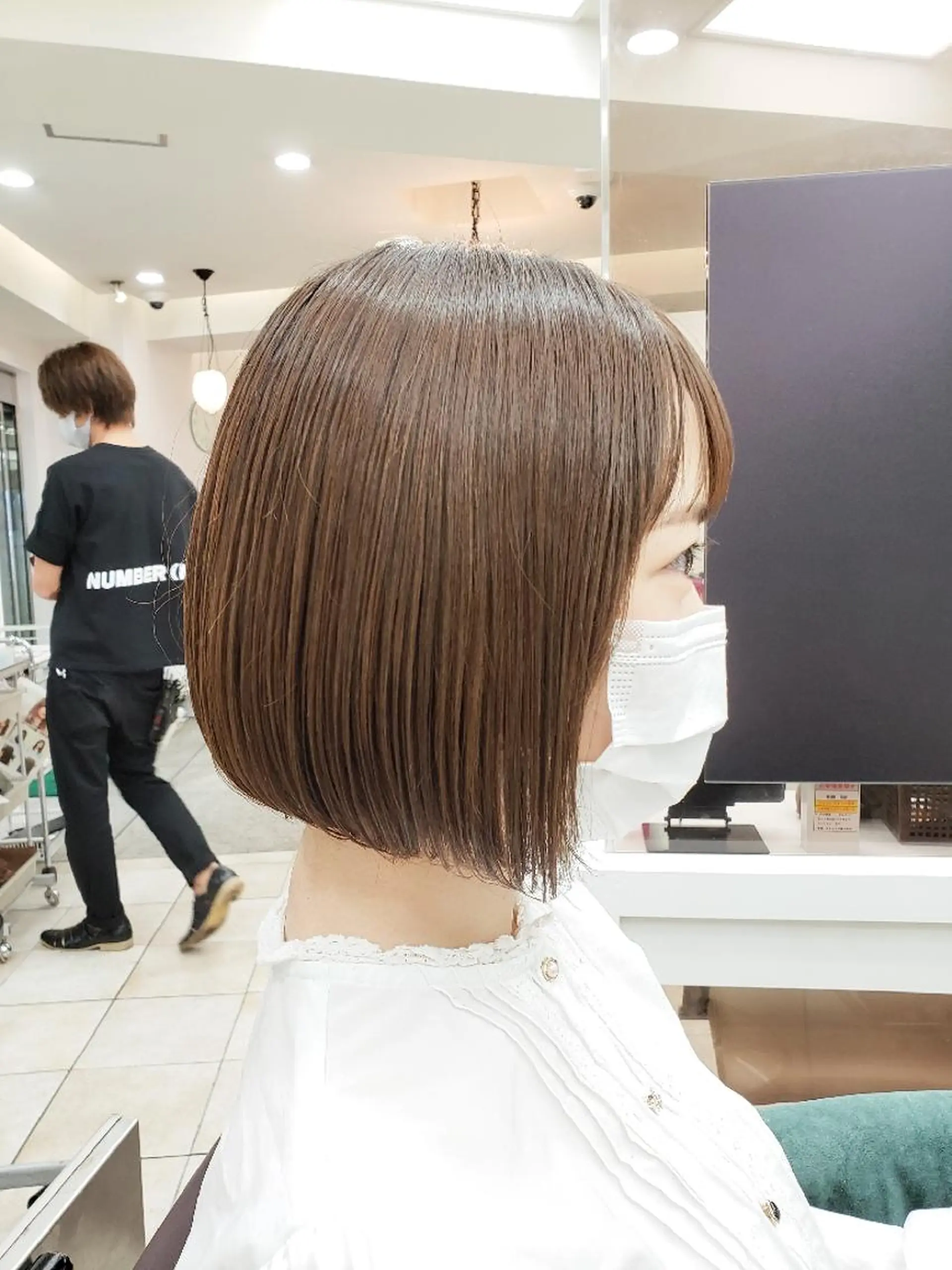 ショート カラー イルミナカラー 髪質改善 似合わせカット 縮毛矯正 トリートメント カット ヘアカラー トリートメント ボブ・ロブ　福田 泰久✂️✨のヘアスタイル