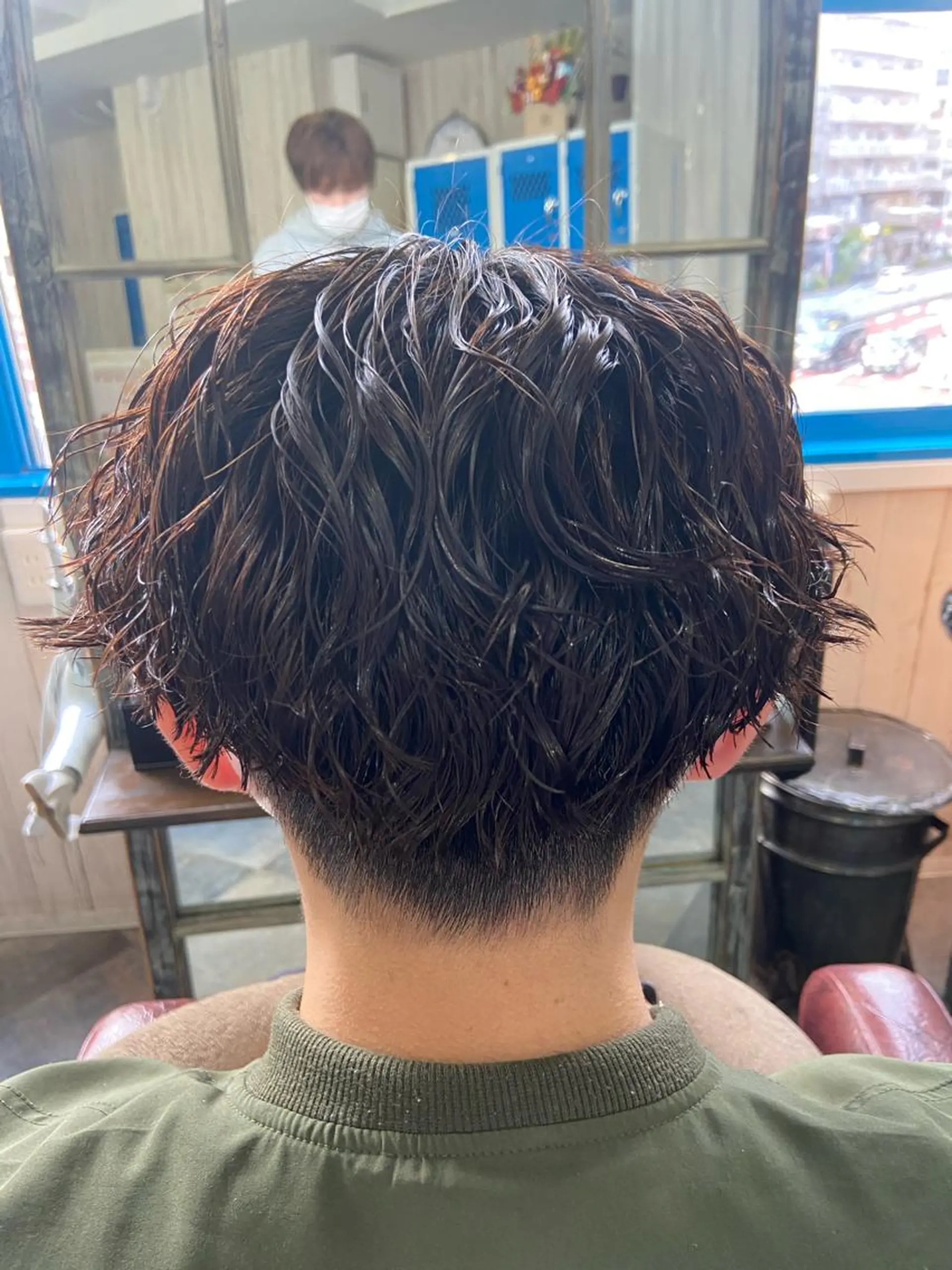 ショート パーマ メンズ カット パーマ カットパーマ✂️ 小坂田玲亜のヘアスタイル