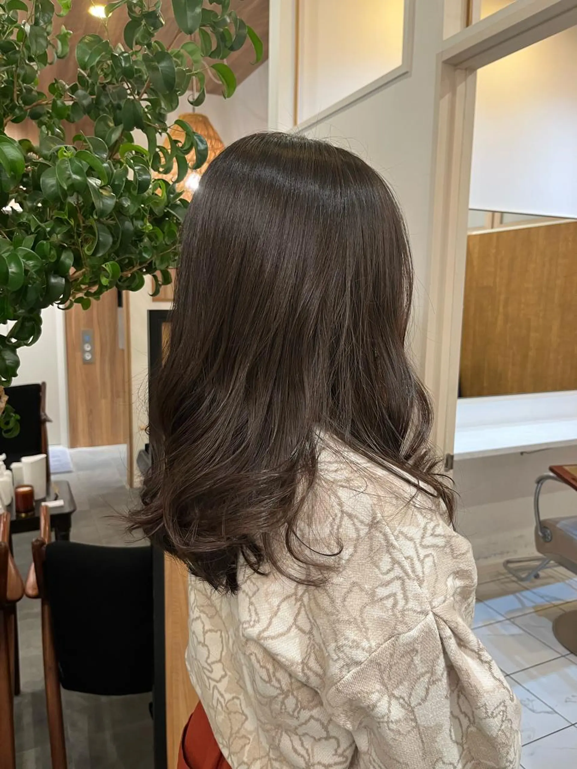 セミロング カラー ヘアカラー 門崎未依/レイヤー/ メンズカット🪿🌼のヘアスタイル