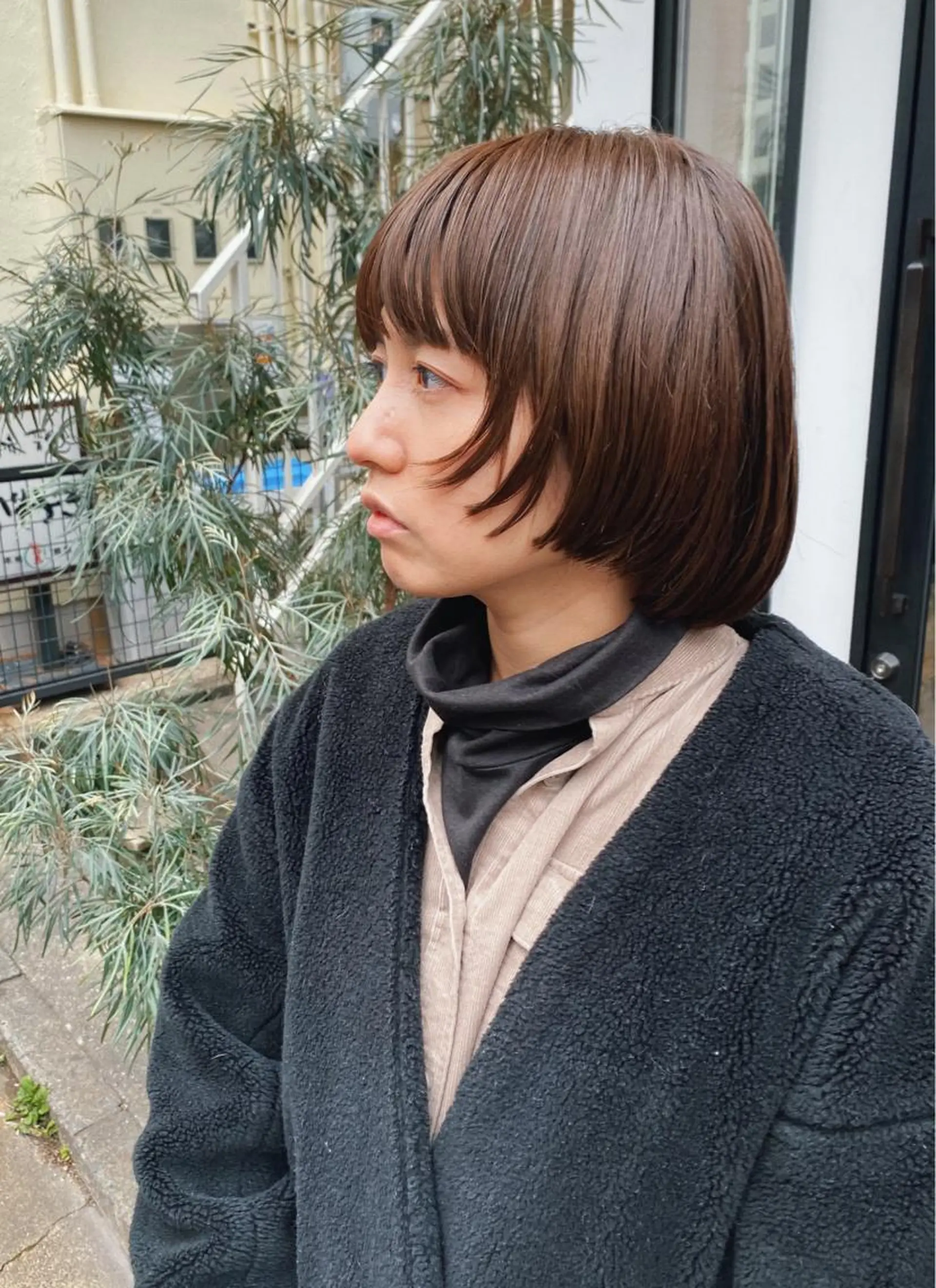 ミディアム ボブ カット ブロンド／ブリーチ 【SITY.】のヘアスタイル