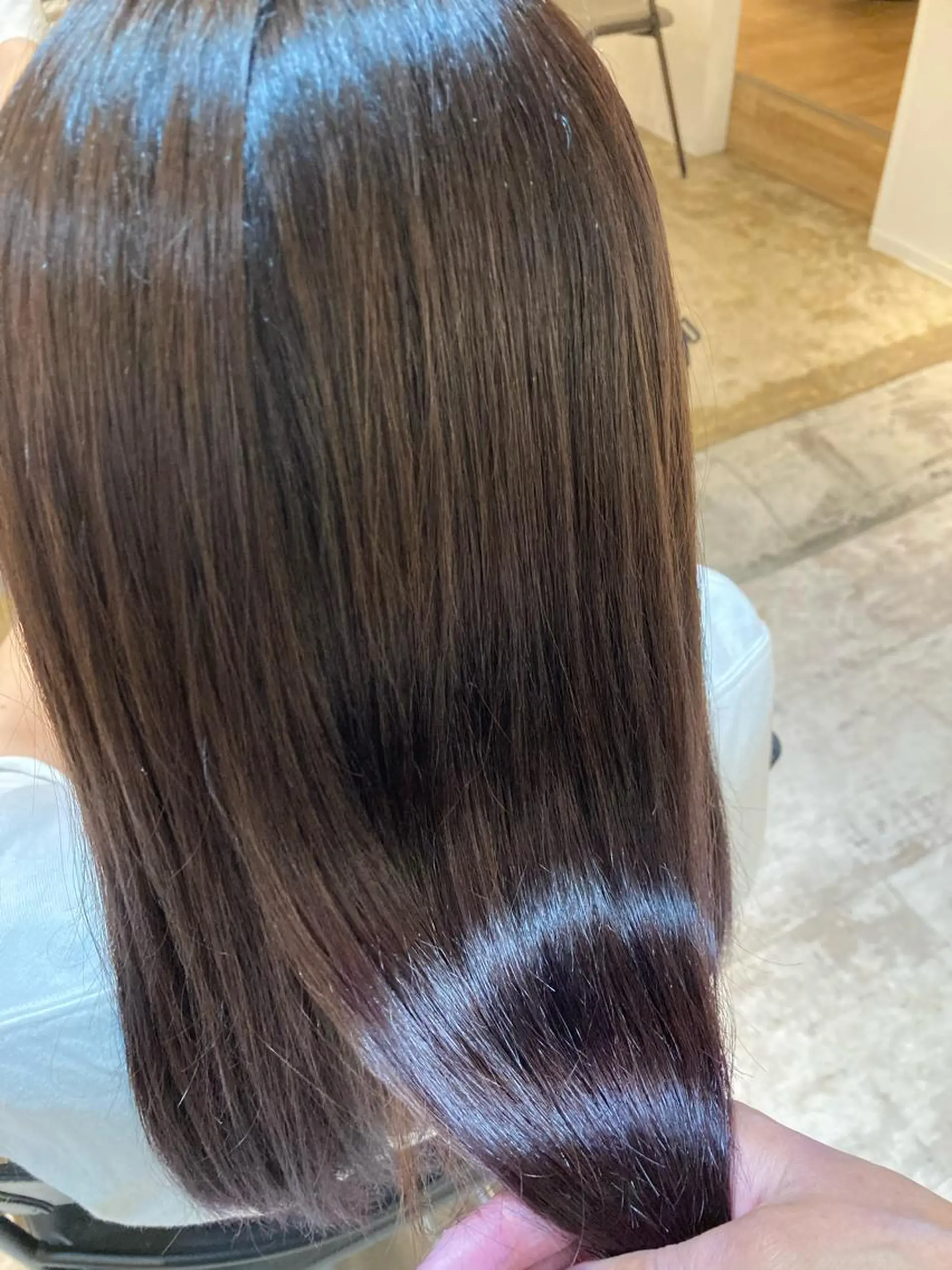 ミディアム カラー グレージュ ラベンダーカラー ラベンダーグレージュ ラベンダーグレー en't所属・【女性指名No.1】 西口直子のヘアスタイル