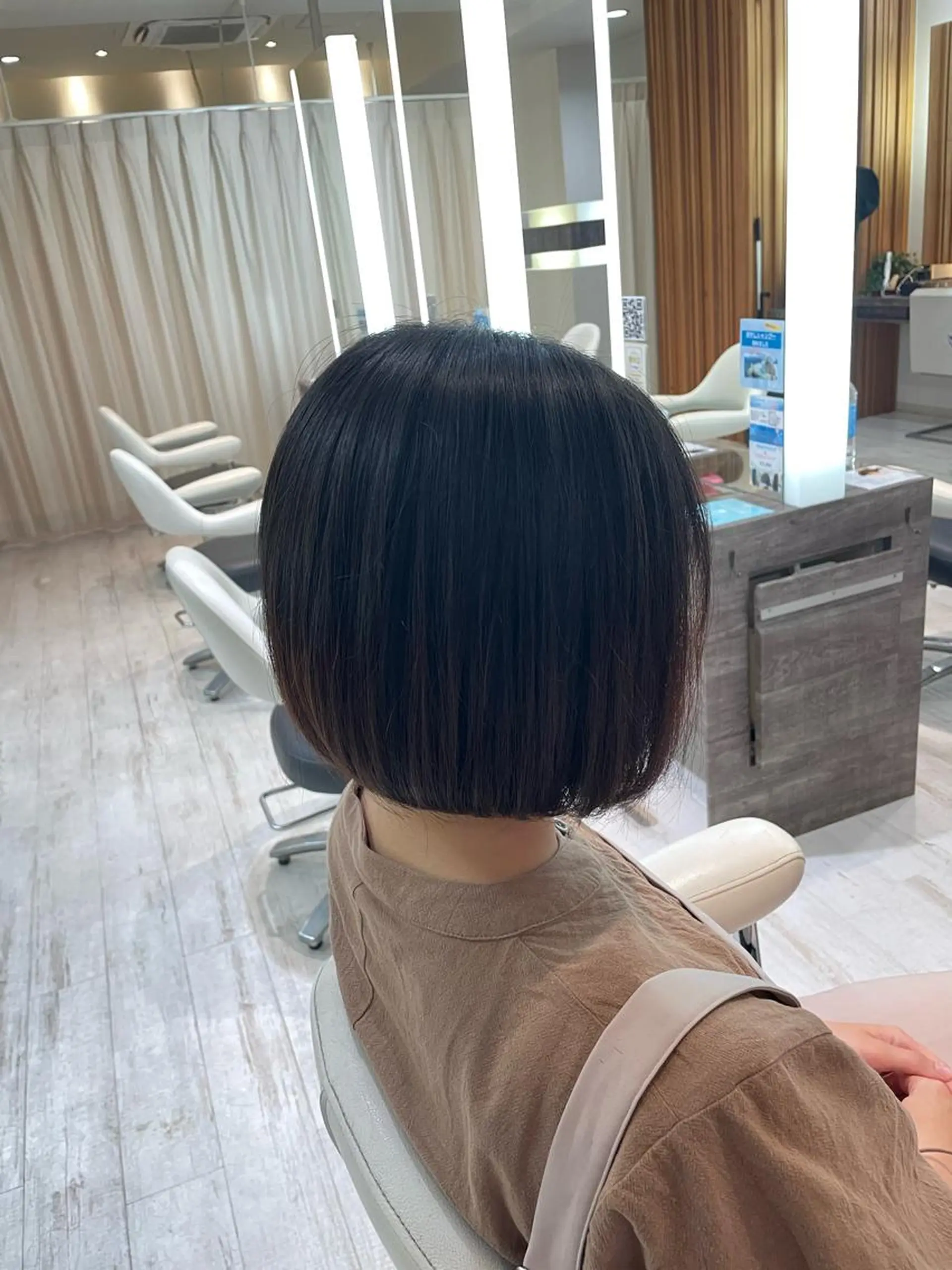 ショート カラー カット 縮毛矯正 淡路上新庄/髪質改善 .艶カラー/野口春貴のヘアスタイル