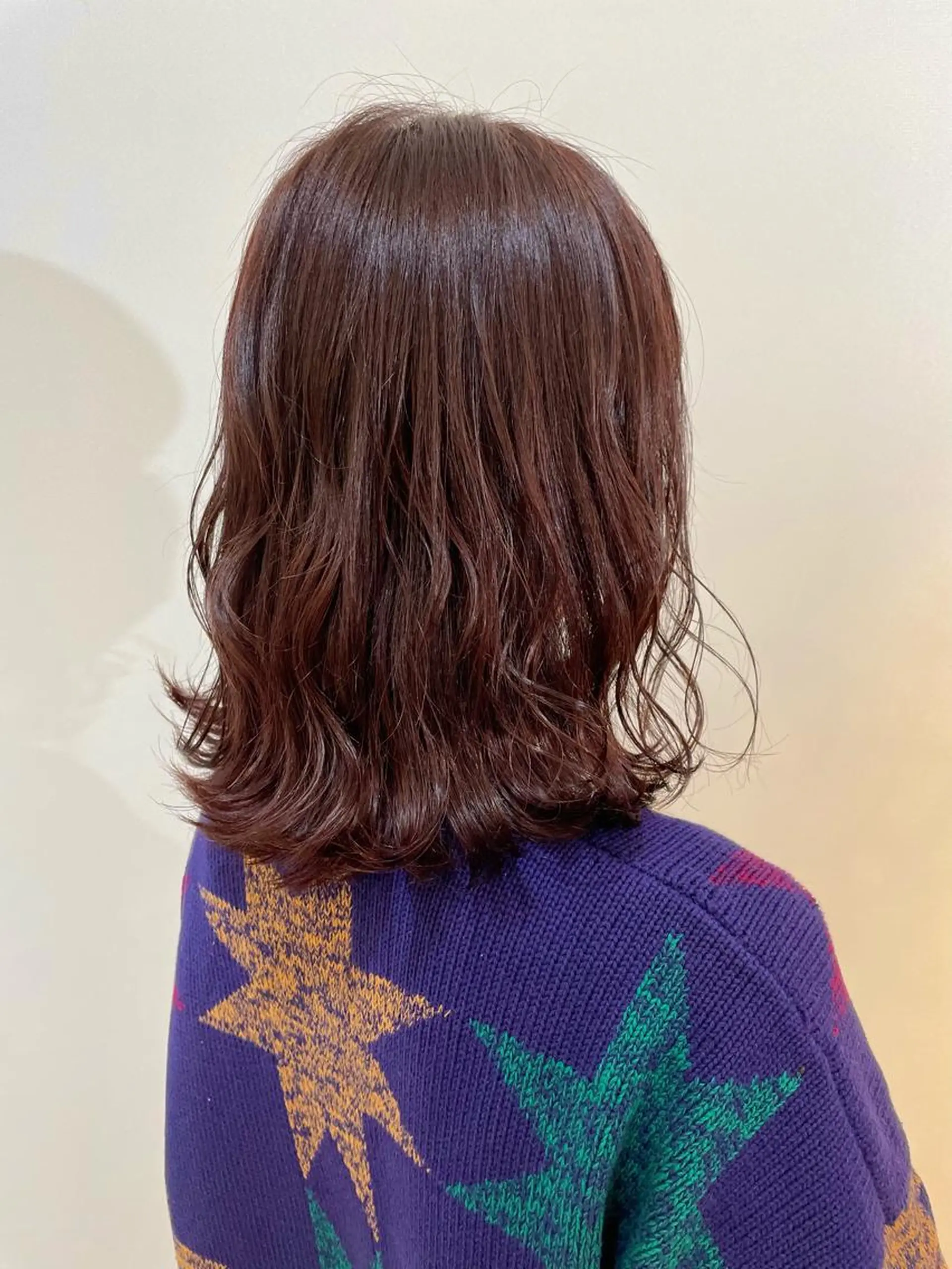 ミディアム レッドブラウン HARONA所属・渡邊 恭汰のヘアスタイル