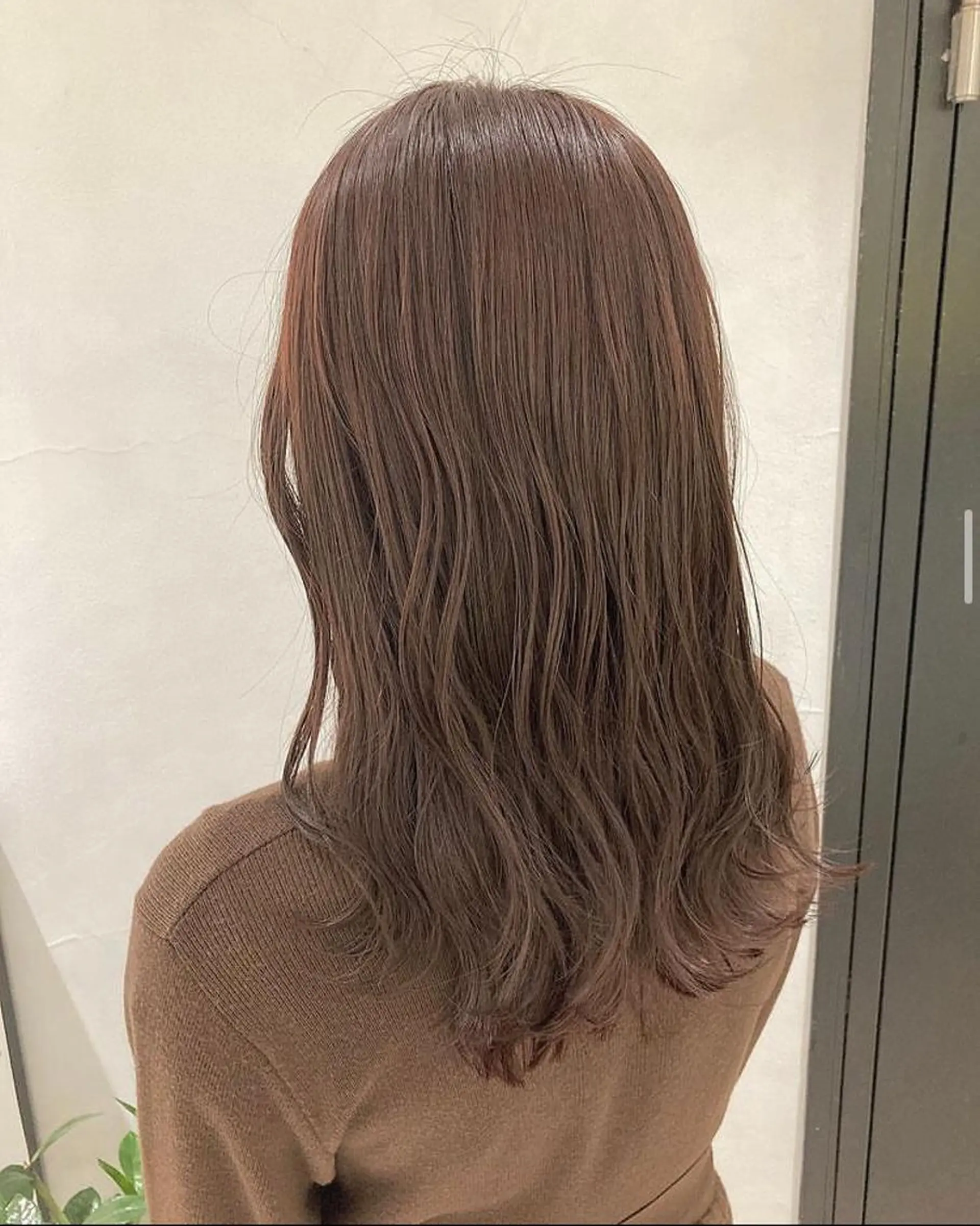 ロング カラー ヘアアレンジ ブラウンカラー ショコラブラウン 韓国風ヘア エグチ アキラのヘアスタイル