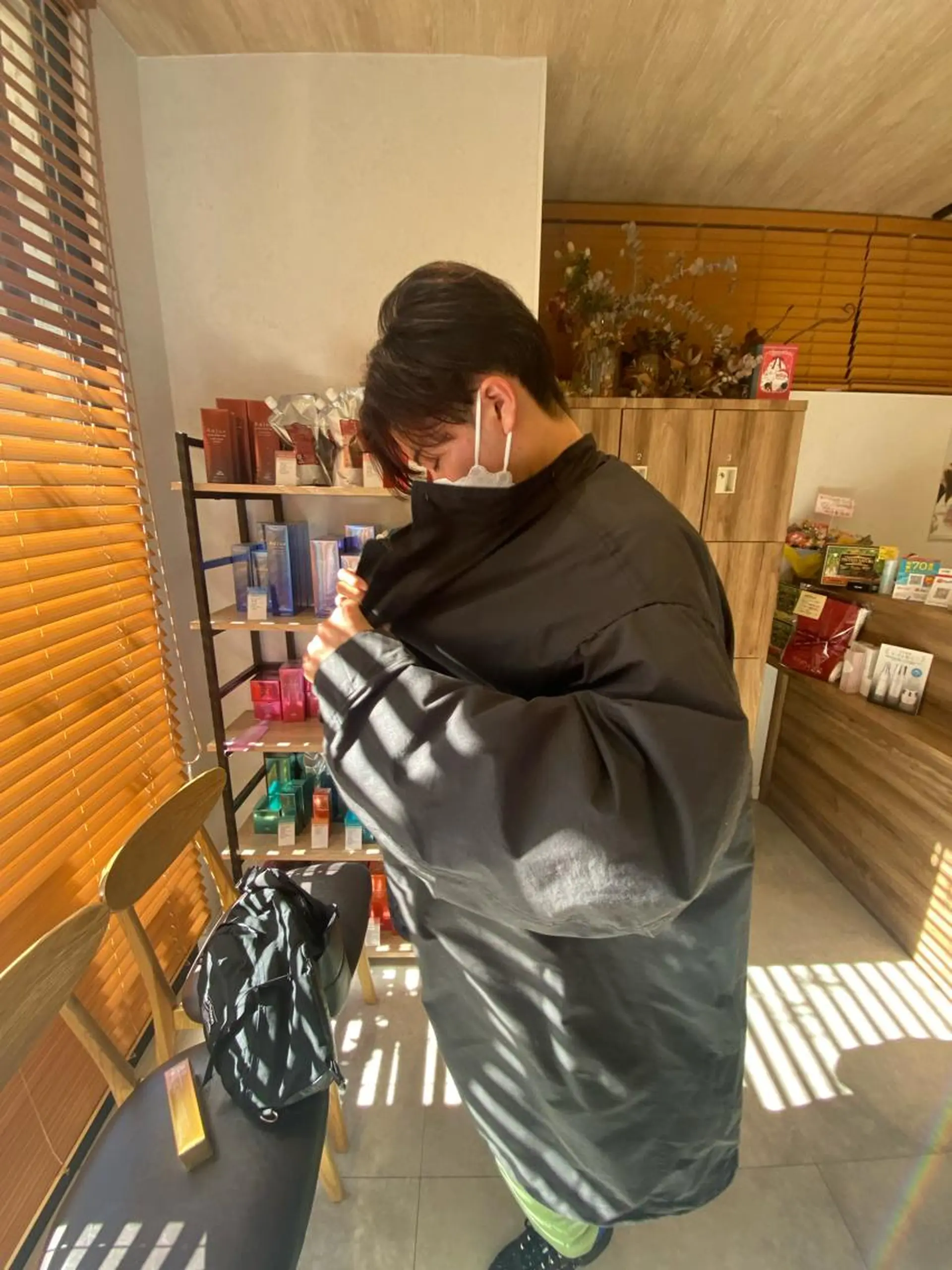 メンズ センターパート カット パーマ指名No1 /namiのヘアスタイル