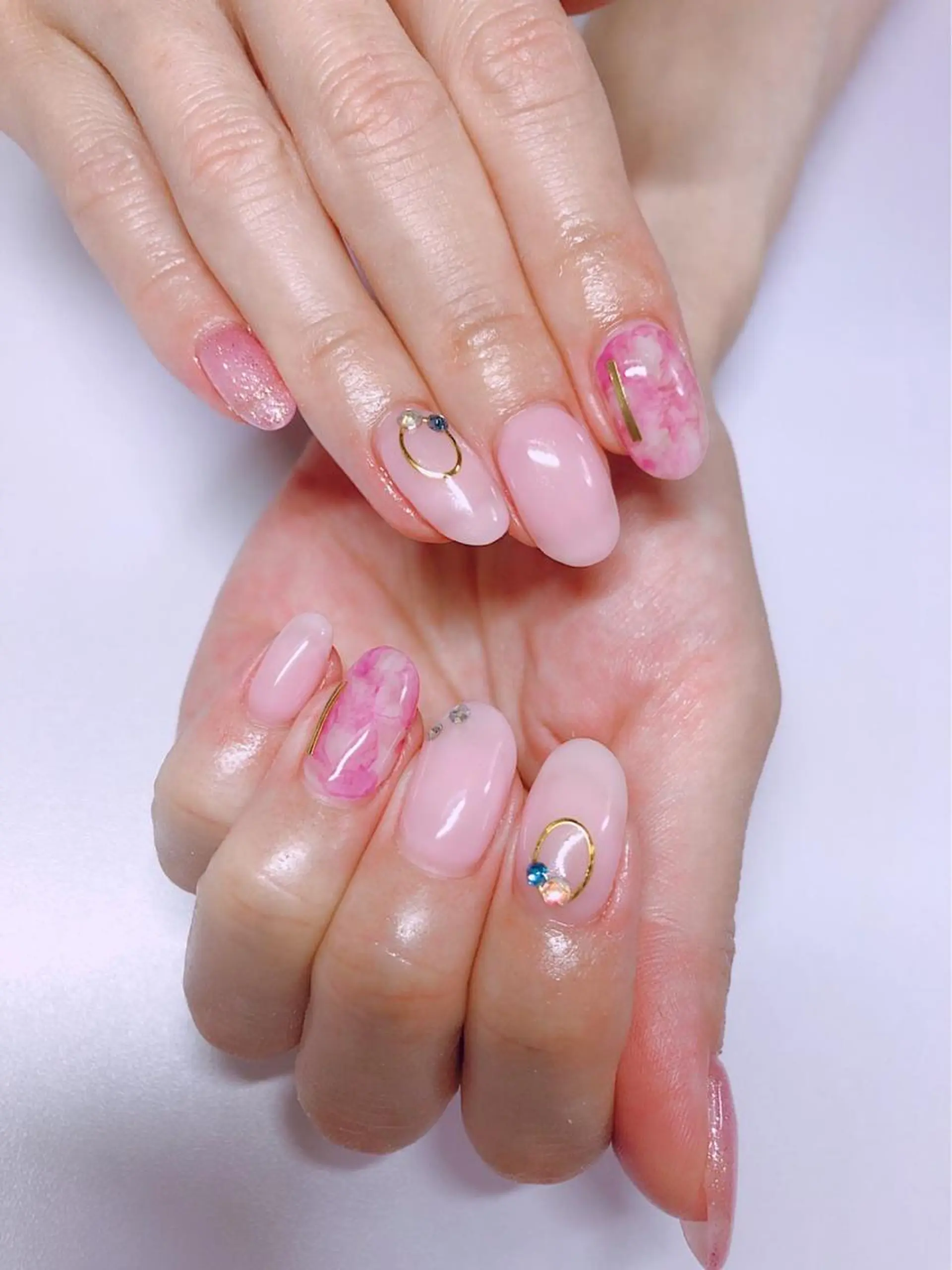 ネイル フットネイル グリーン オフィスネイル ワンカラーネイル Lily Roseスタッフ一同のマツエク・マツパデザイン