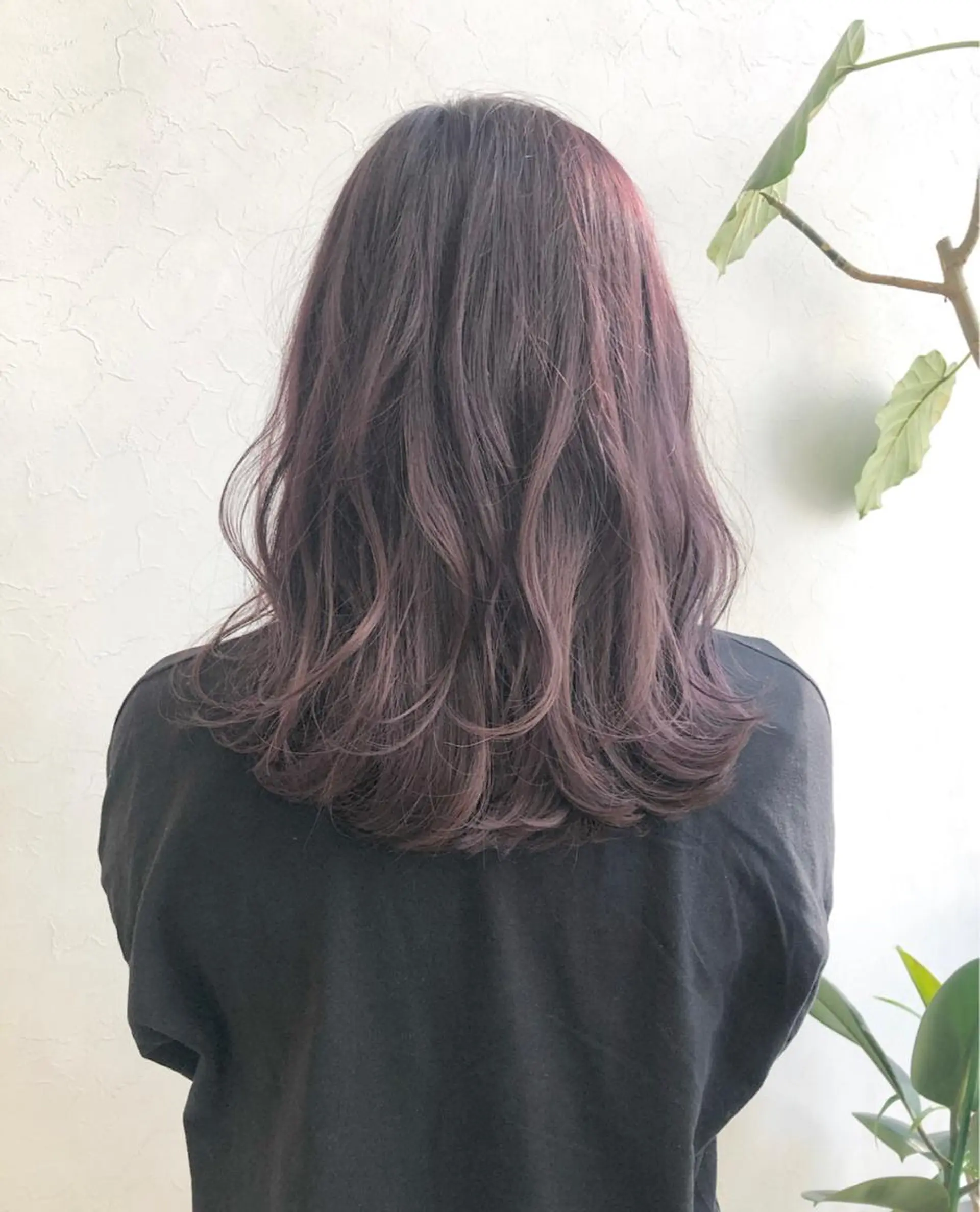 セミロング カラー nakahara madokaのヘアスタイル