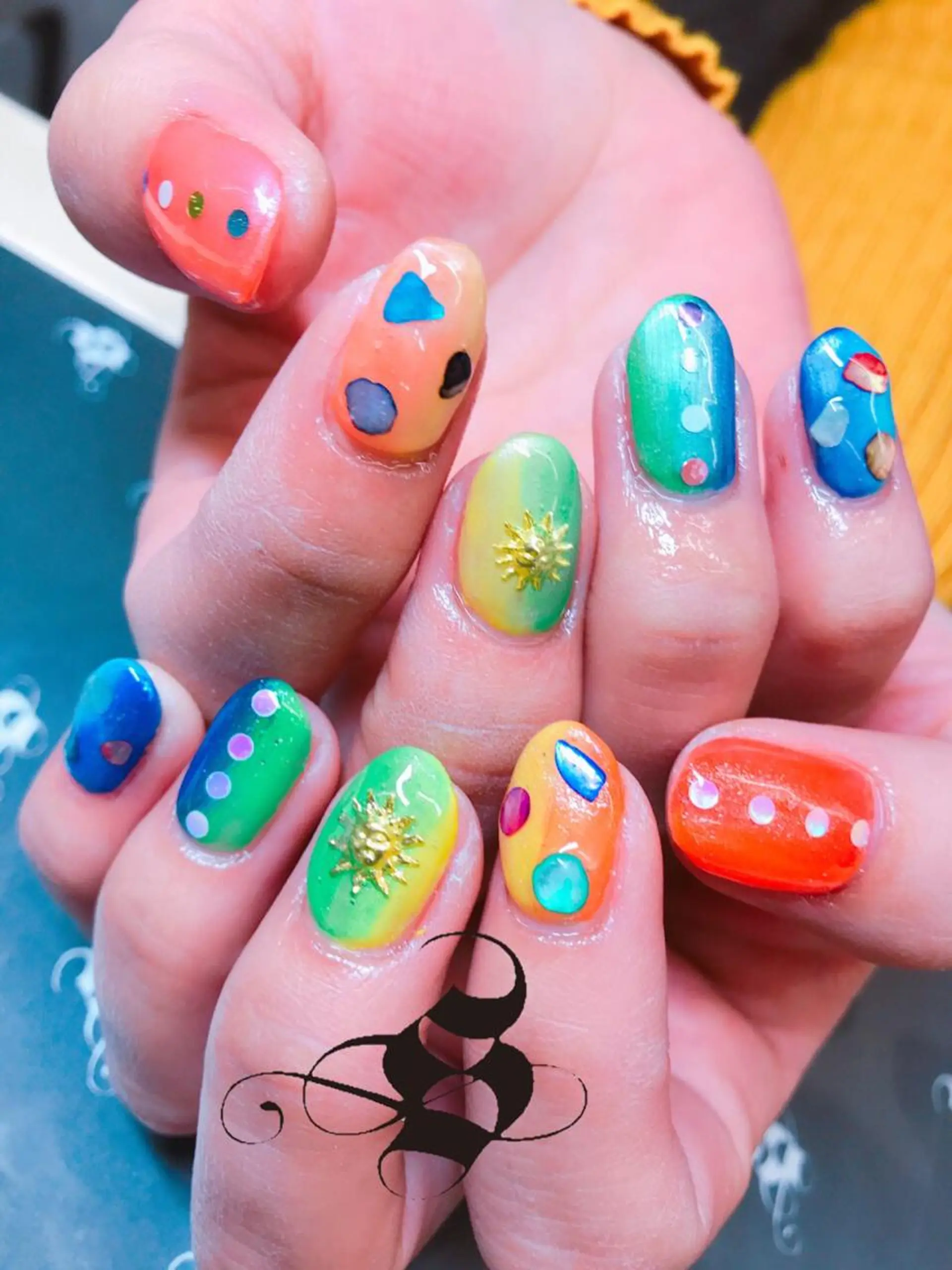 ネイル 長さ出し メンズネイル 持ち込み スカルプネイル ネイルチップ S&S 村田小百合のネイルデザイン