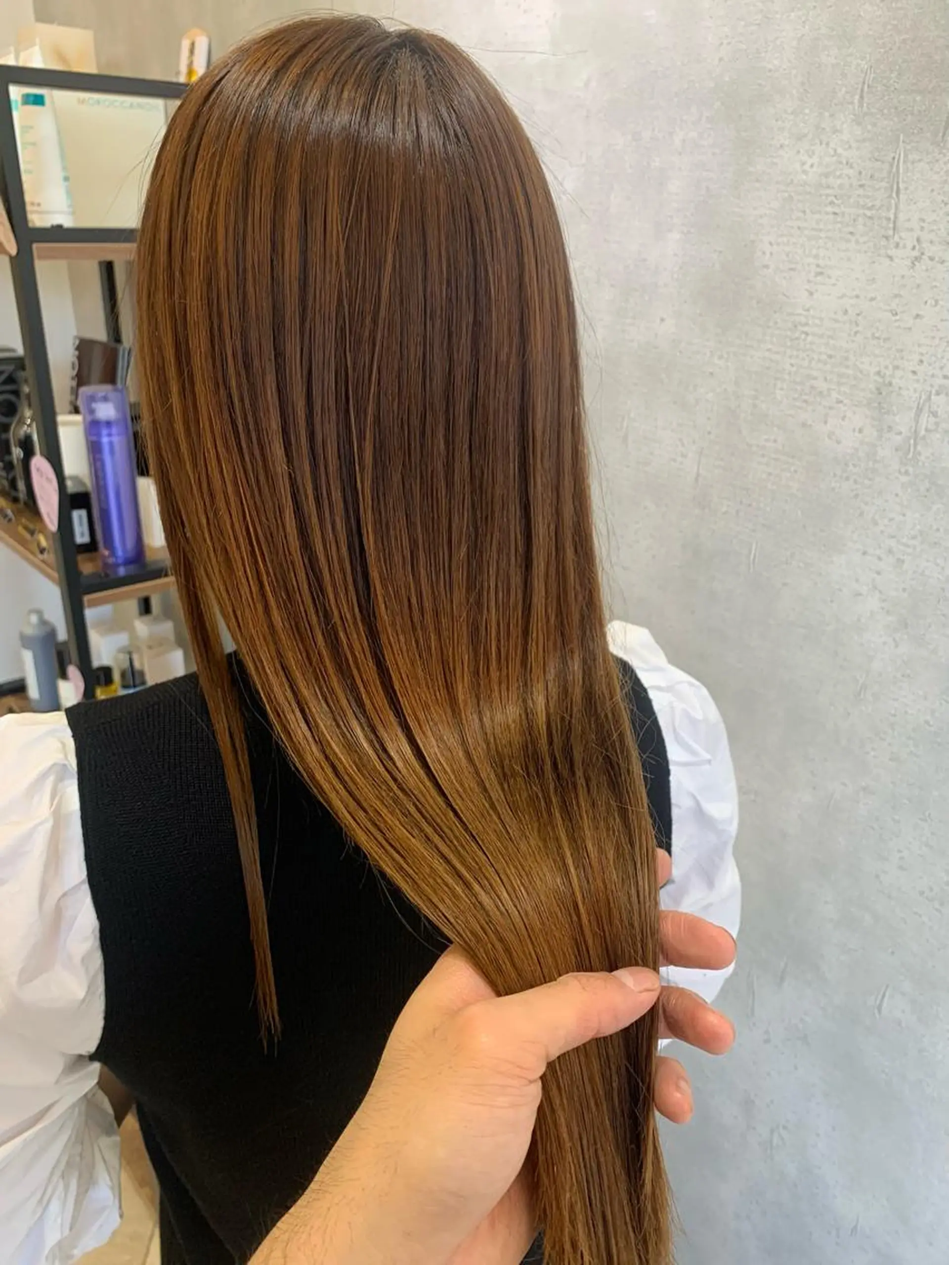 ロング パーマ 縮毛矯正 トリートメント hiar make ROSEL所属・ROSEL末吉 海渡のヘアスタイル