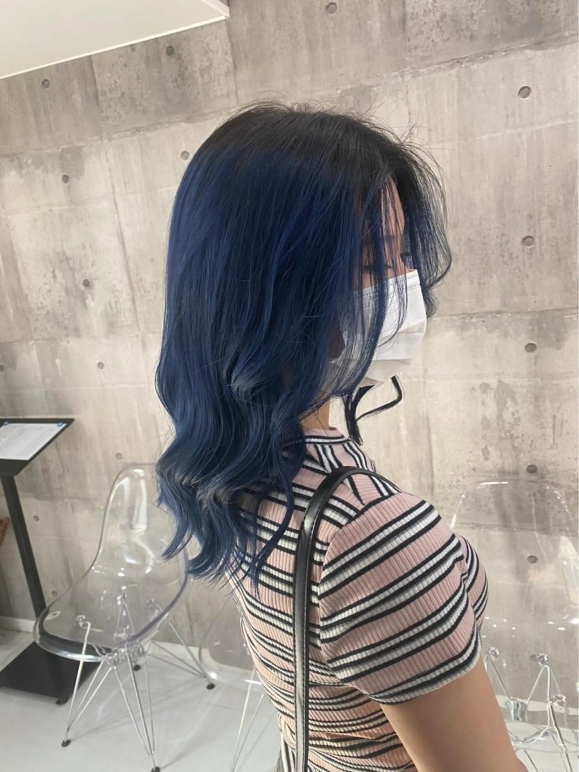 ミディアム カラー ハイトーンカラー メンズ特化/パーマ/ 骨格矯正カット/真人のヘアスタイル