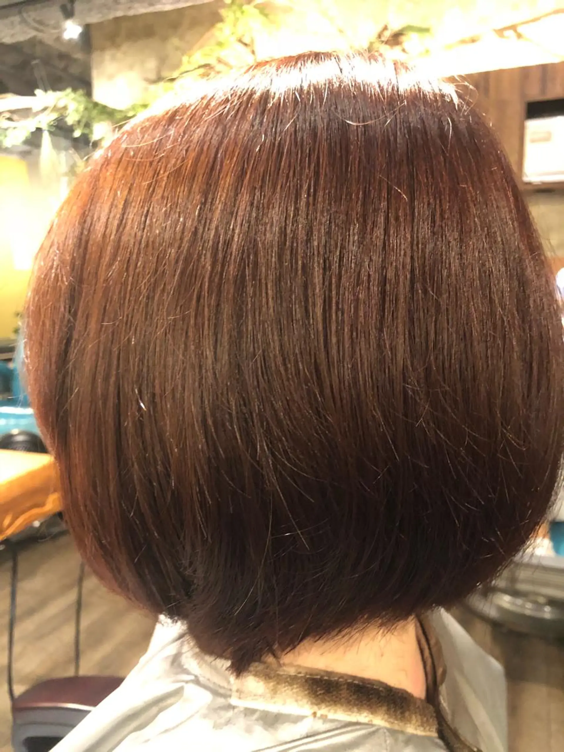 カラー ピンクカラー レッドカラー ボブ MENAトリートメント専門店bySafaria所属・ISHIMORI  のヘアスタイル