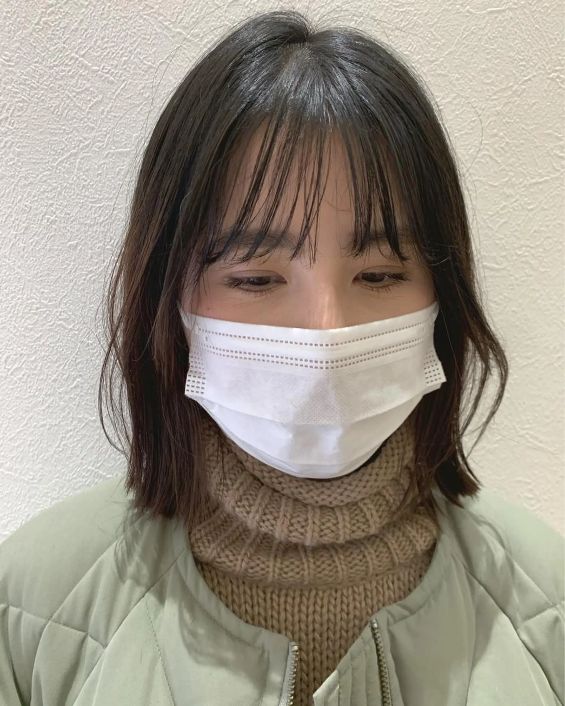 ミディアム カット トリートメント hub hair レイヤー/透明感のヘアスタイル