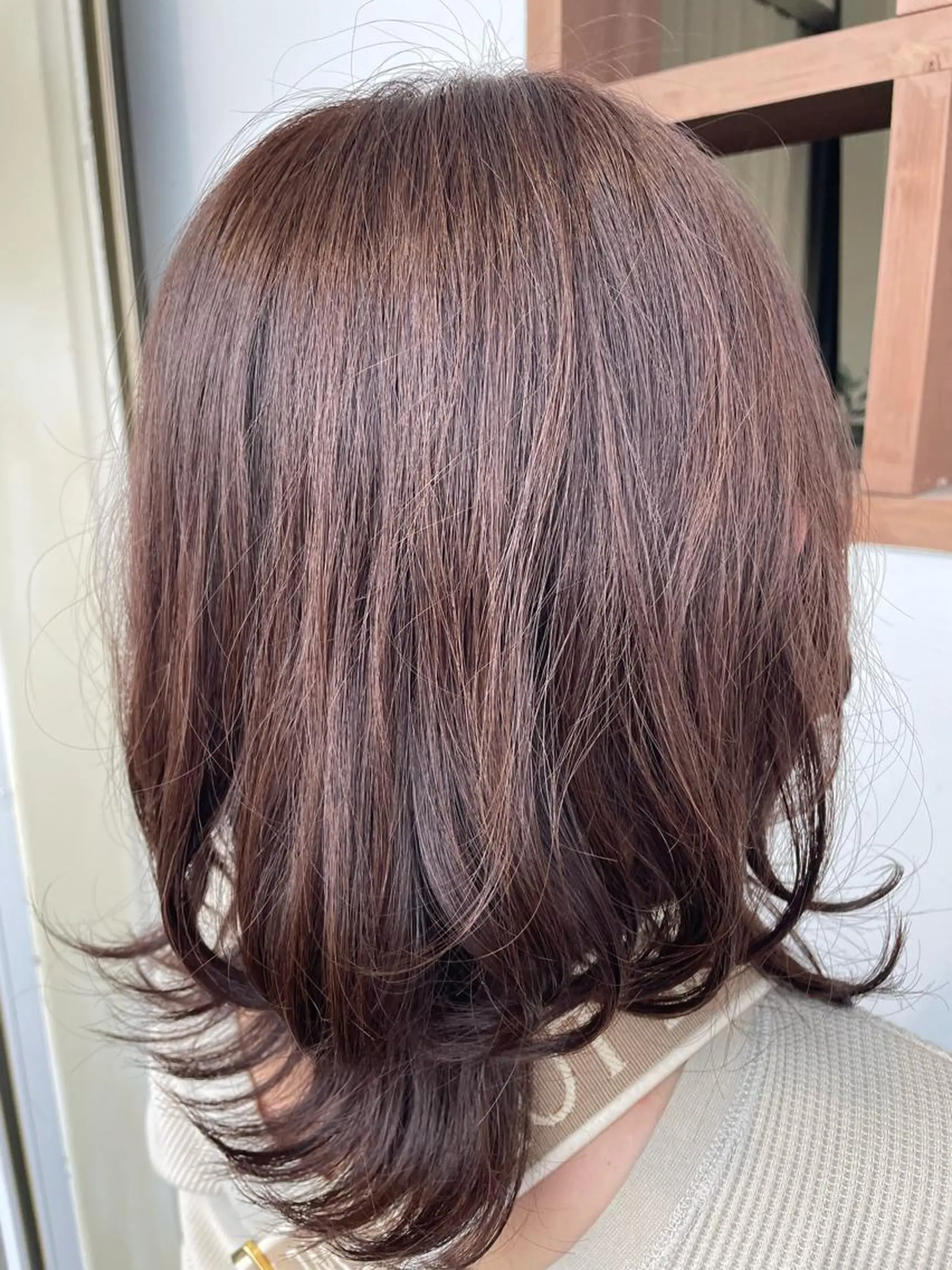 ミディアム カラー アッシュ 美容室 Jフィドルファドル所属・わきた かずなのヘアスタイル