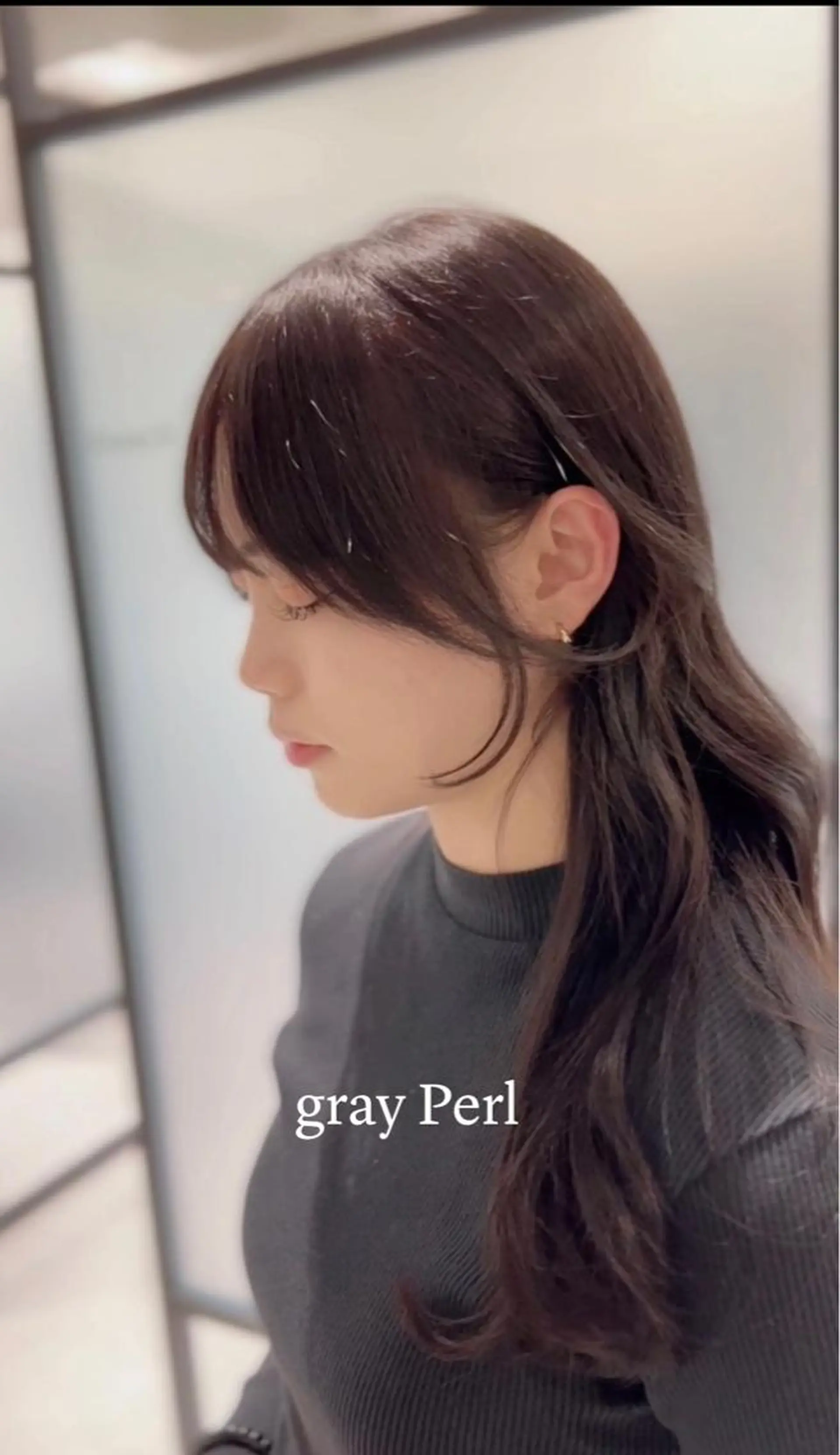 セミロング カラー カット ヘアカラー トリートメント GO TO DAY 名古屋パルコ店所属・髪質改善/顔まわり 石原のヘアスタイル