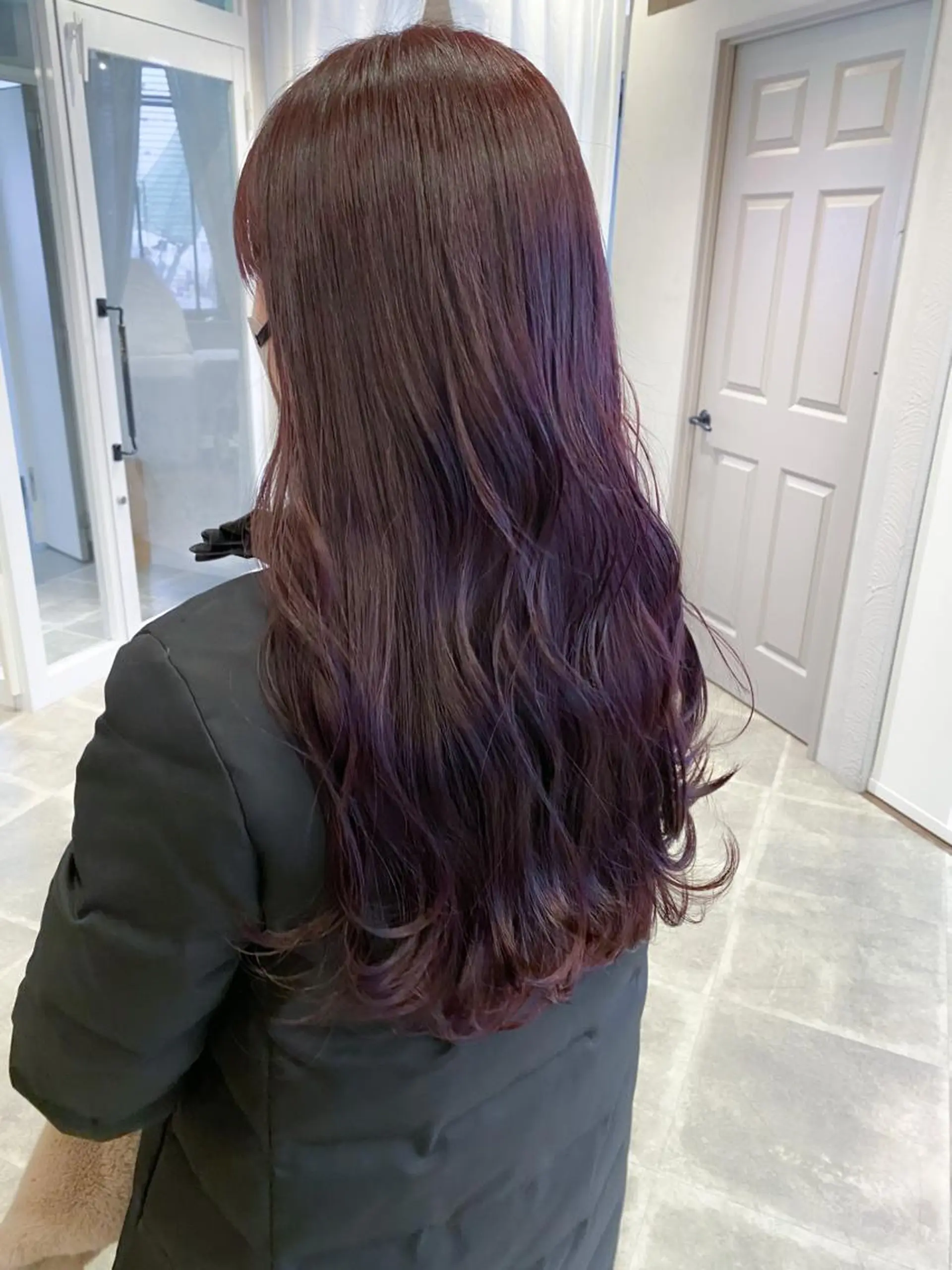 ロング カラー ピンクカラー ローズカラー カット ヘアカラー トリートメント Meena by urban所属・丹羽 隼人/髪質改善 /韓国ヘア🇰🇷のヘアスタイル