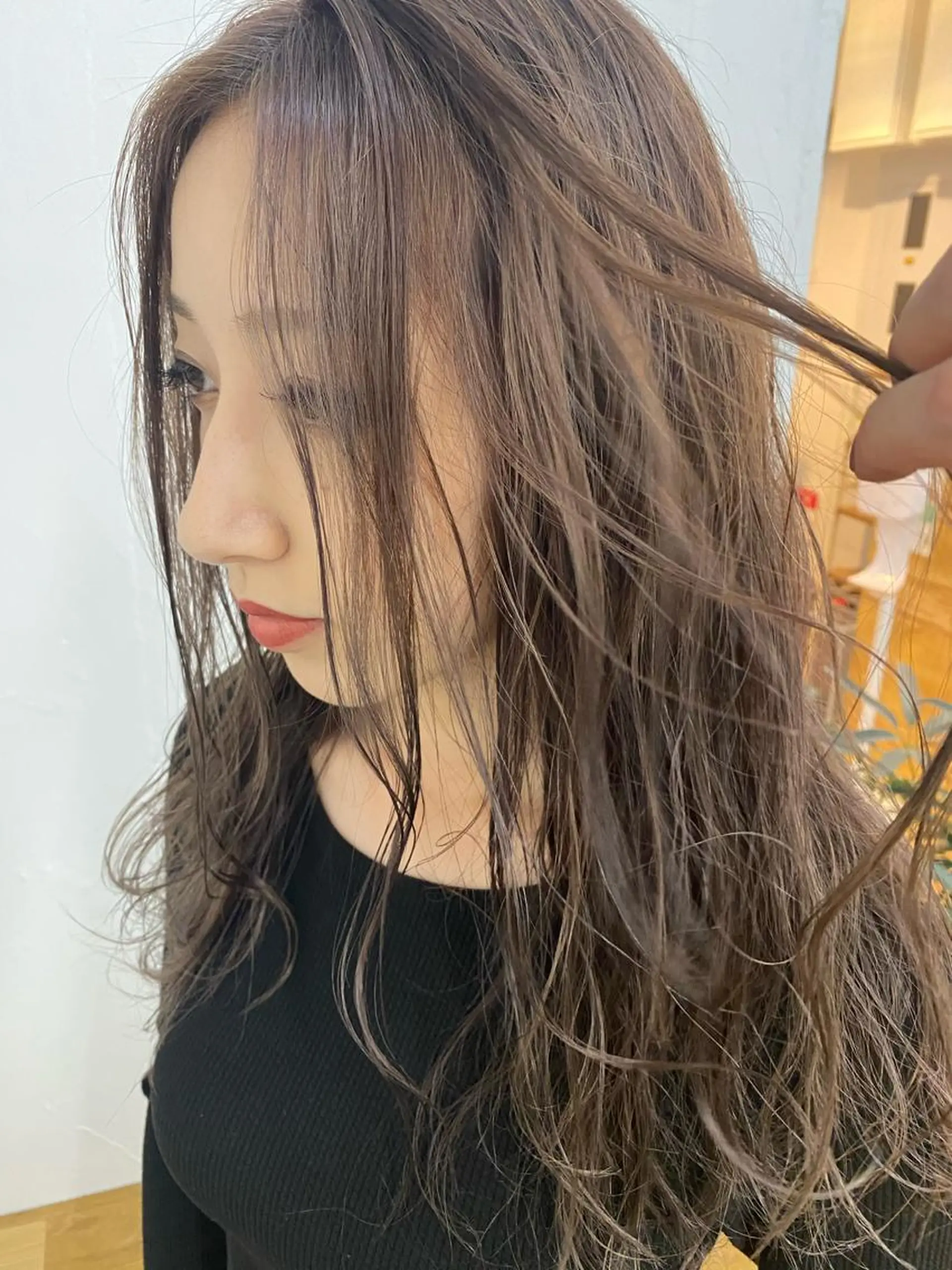 ロング カラー nishido ハイライト/海外ヘアのヘアスタイル